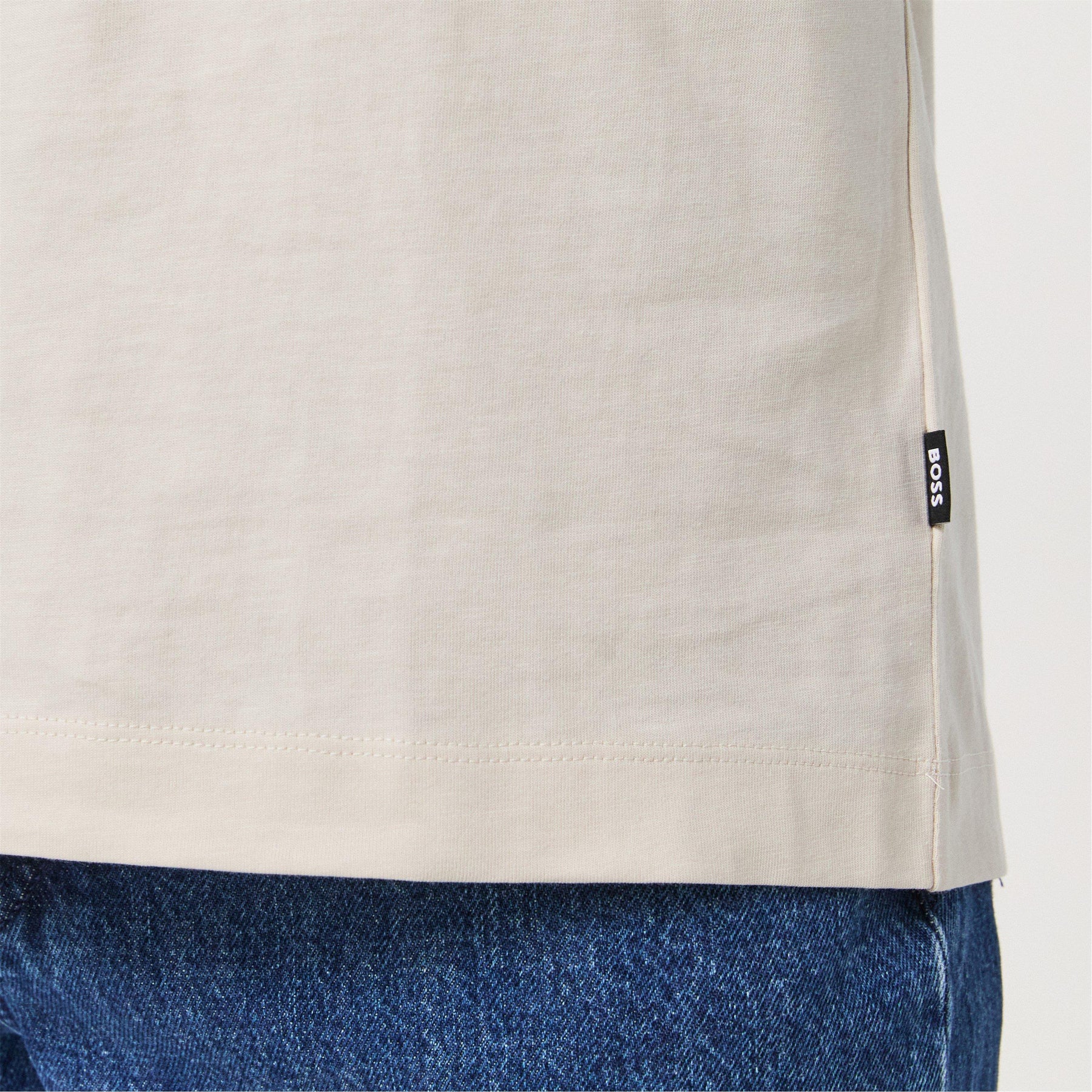 Men's Regular Fit Striped-Trim T-Shirt