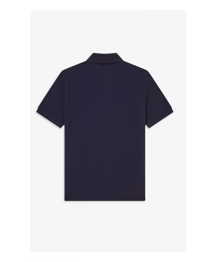 Fred Perry Original Plain Polo Navy Ice
