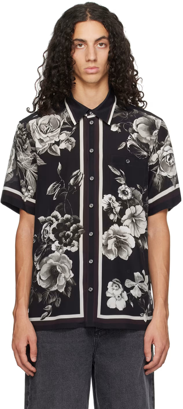 Dolce&Gabbana Black Silk Shirt