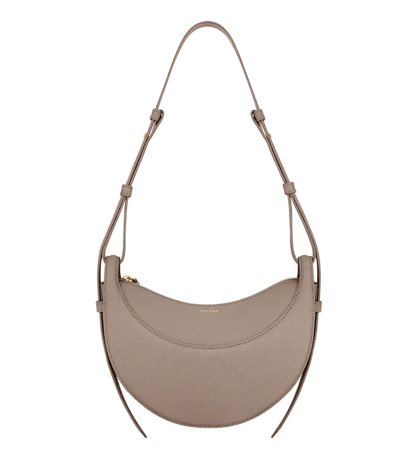 Polene Numéro Dix Edition Textured Taupe - Size: One Size Bags | Shop From The Mirage