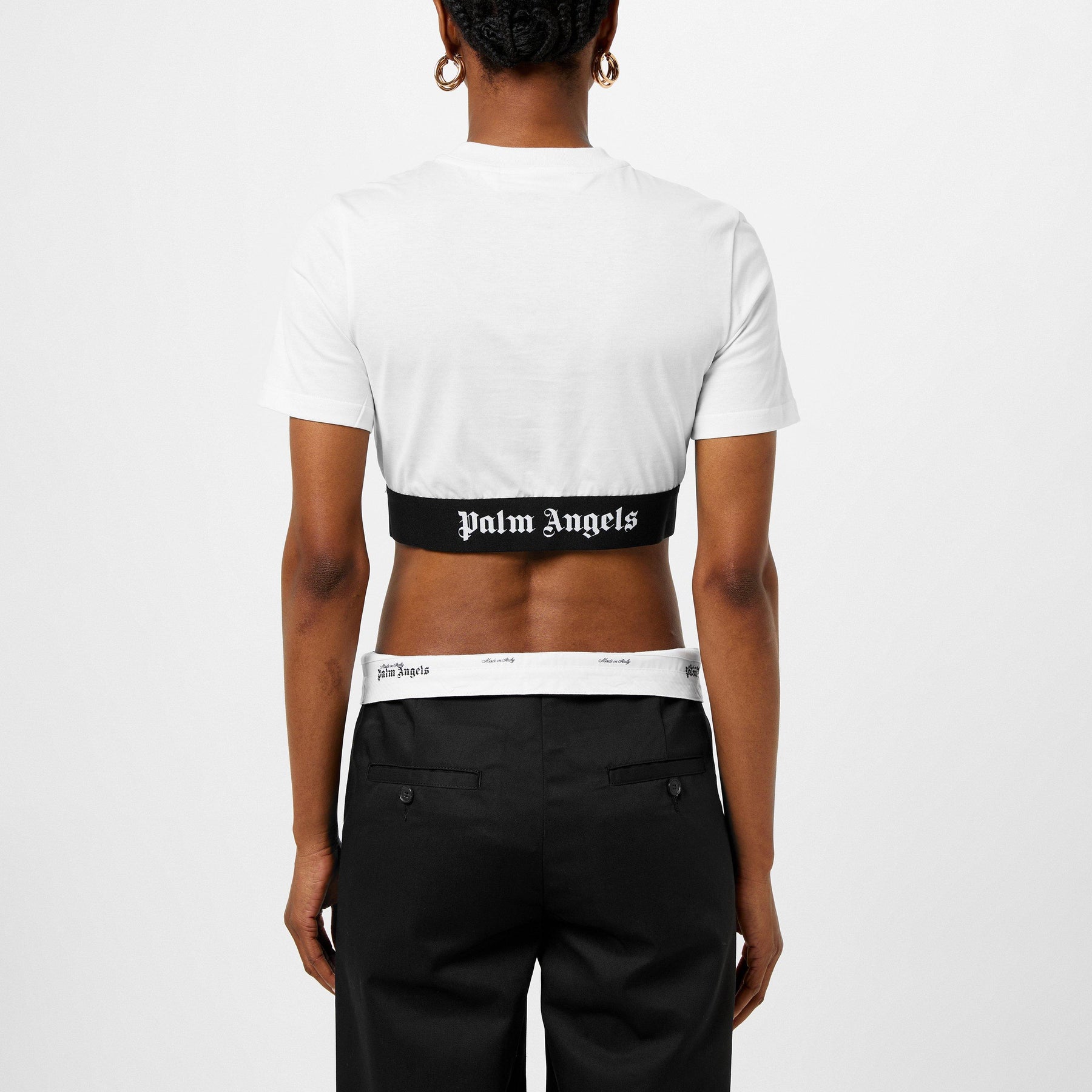 Cropped Crewneck T-Shirt