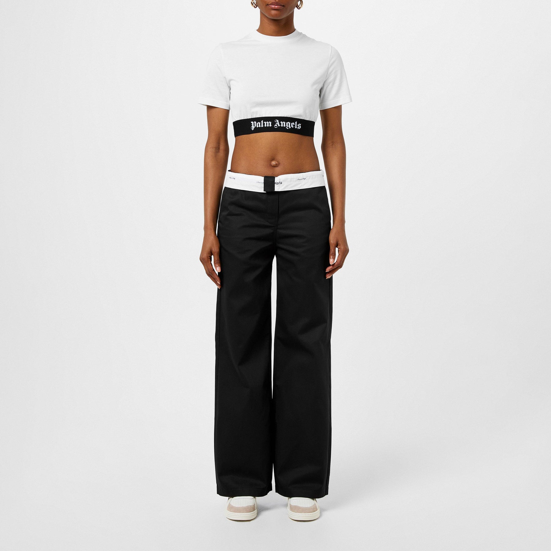 Cropped Crewneck T-Shirt