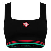 Women's Logo Nylon Seamless Cropped Vest