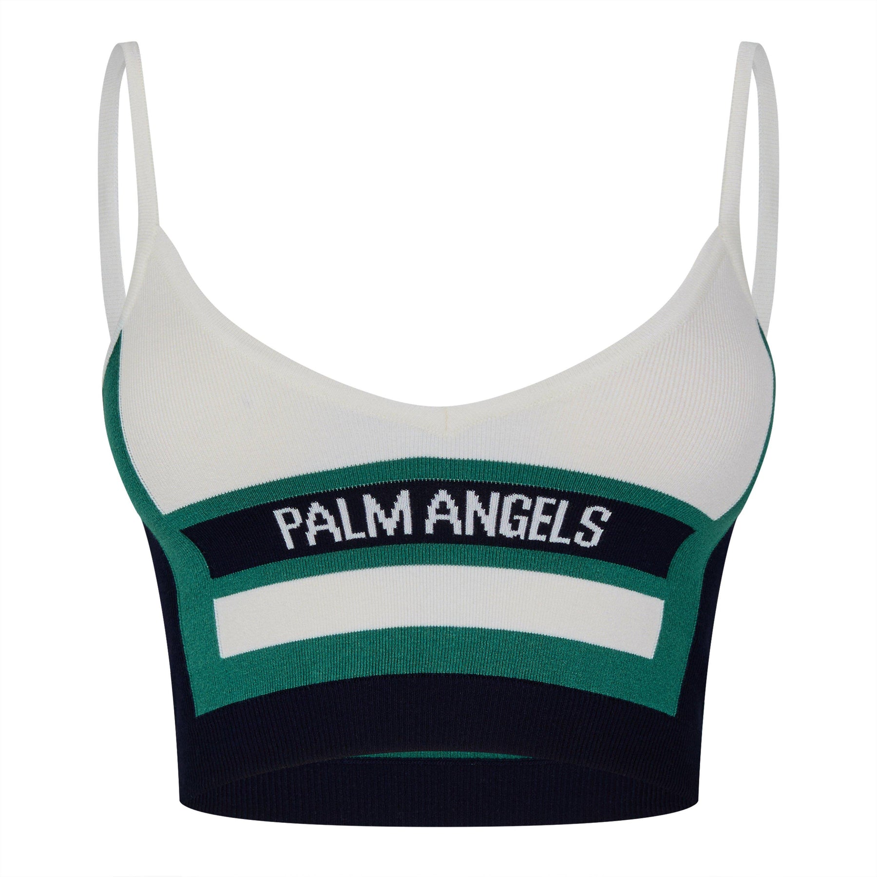 Race Crop Knit Top