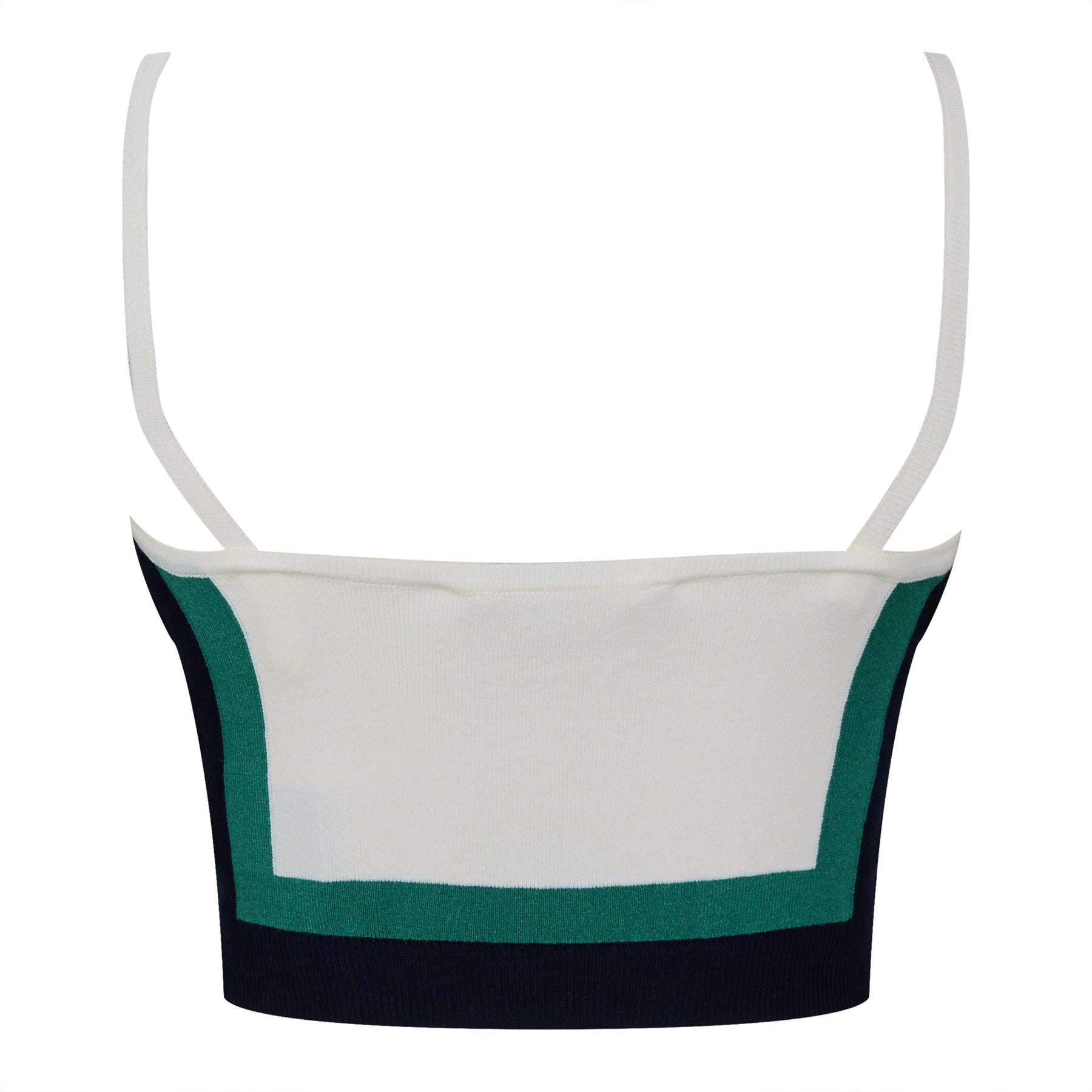 Race Crop Knit Top