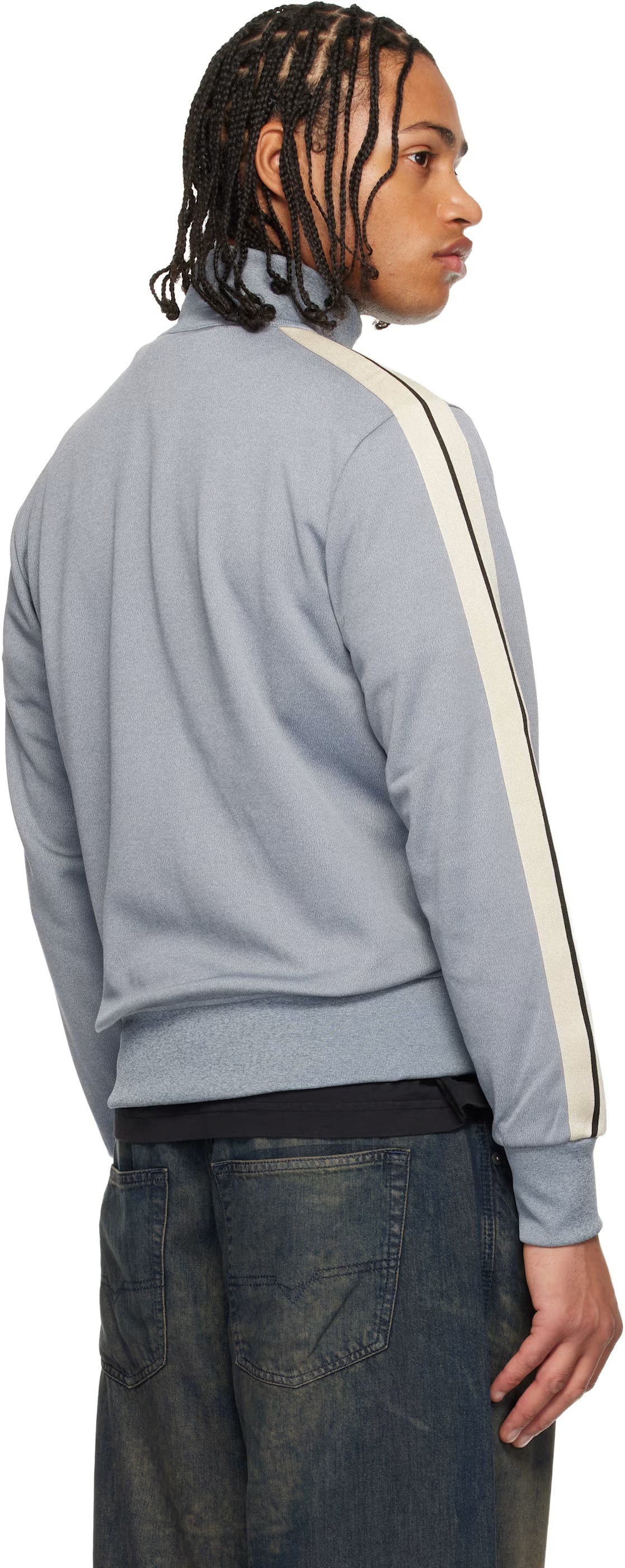 Gray Classic Logo Track Jacket