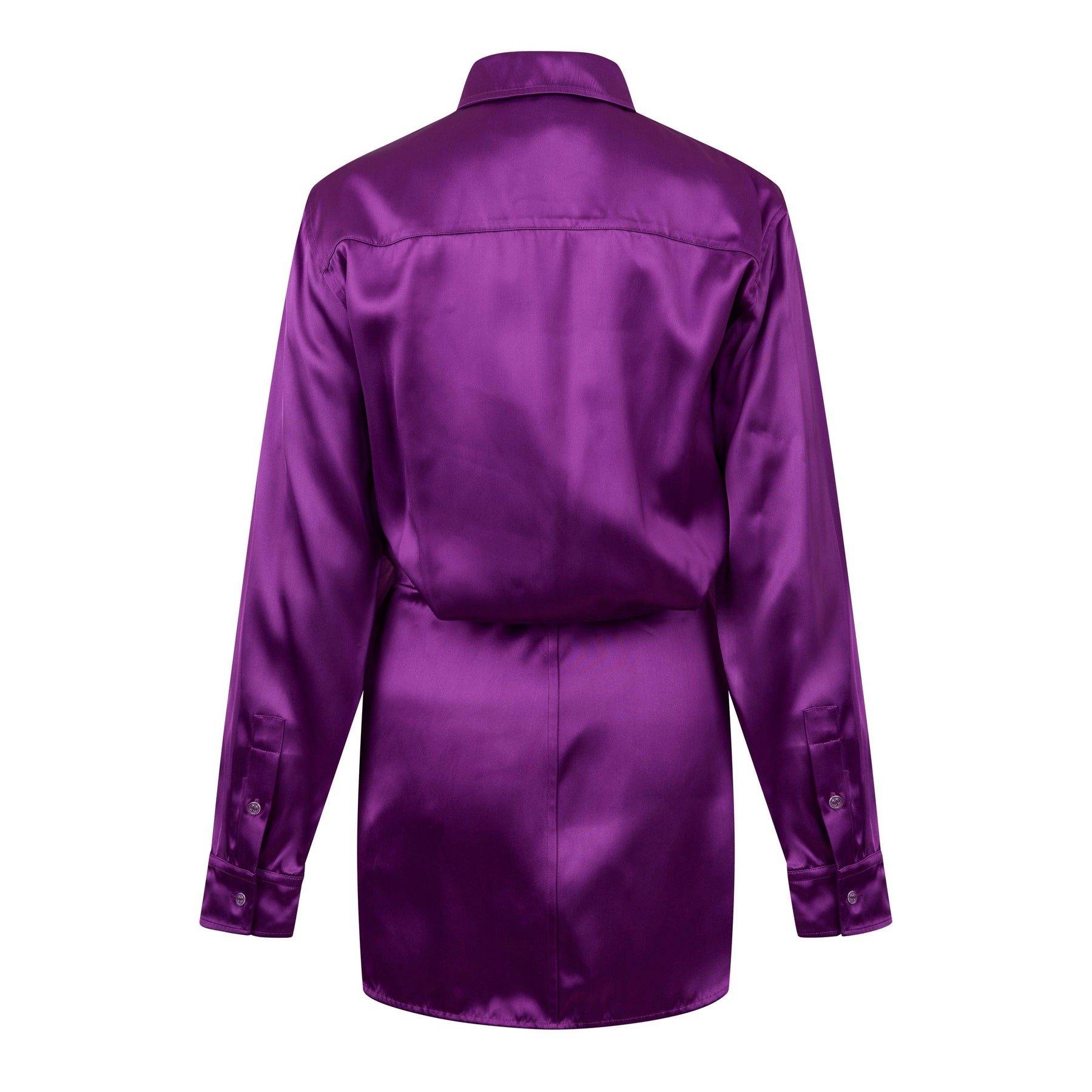 Duchesse Twist-Front Mini Dress