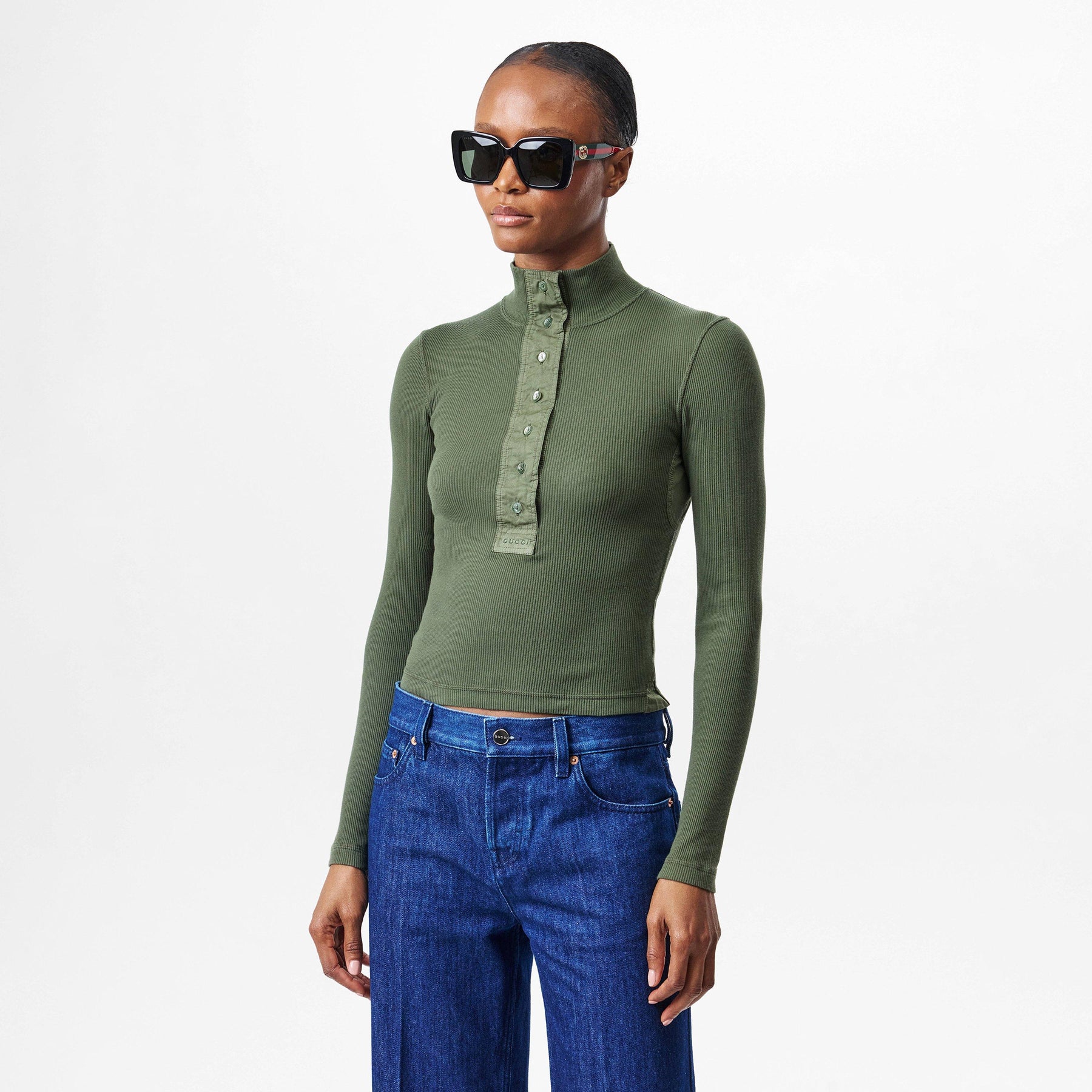 Rib Long Sleeve T-Shirt