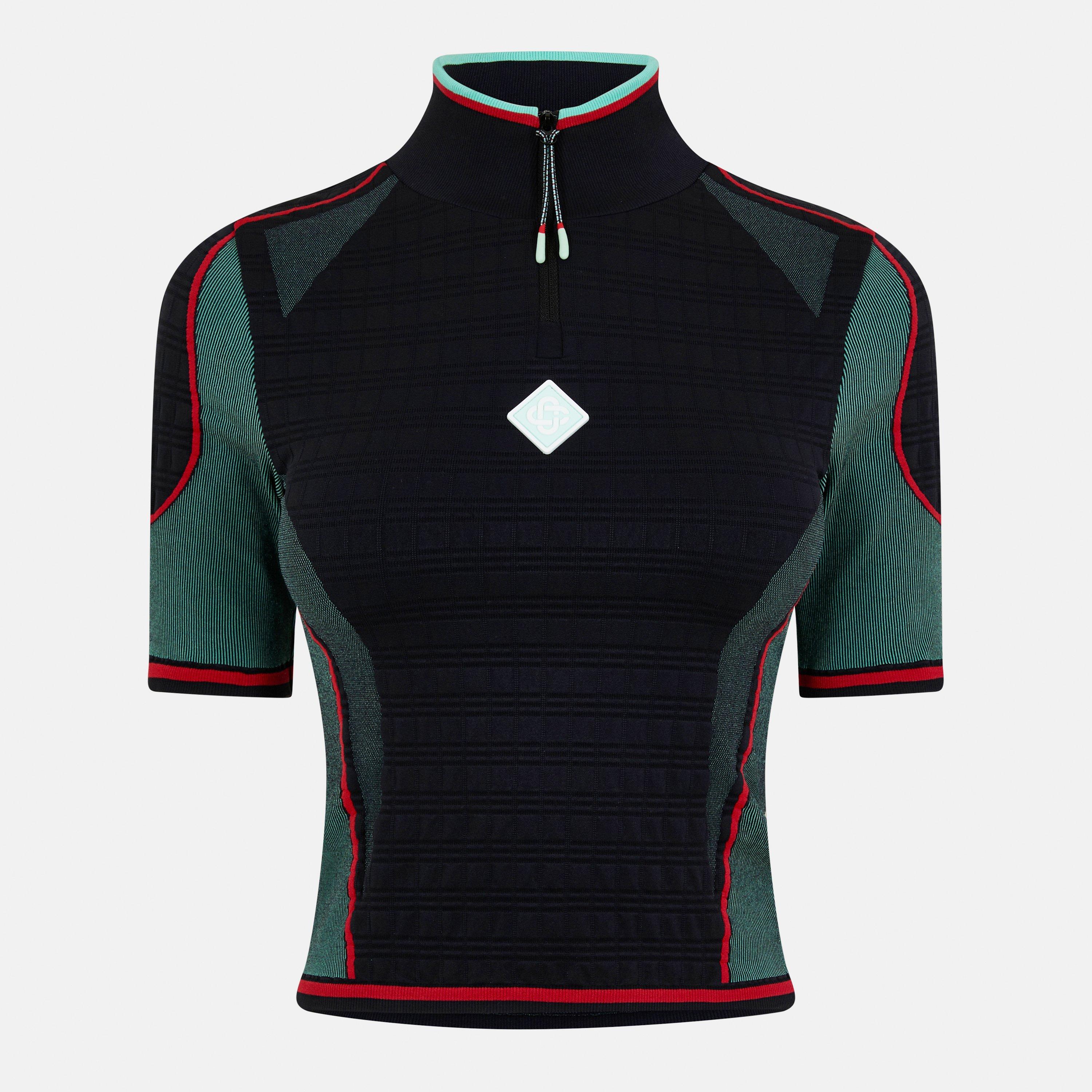 Zipped Long Sleeve T-Shirt
