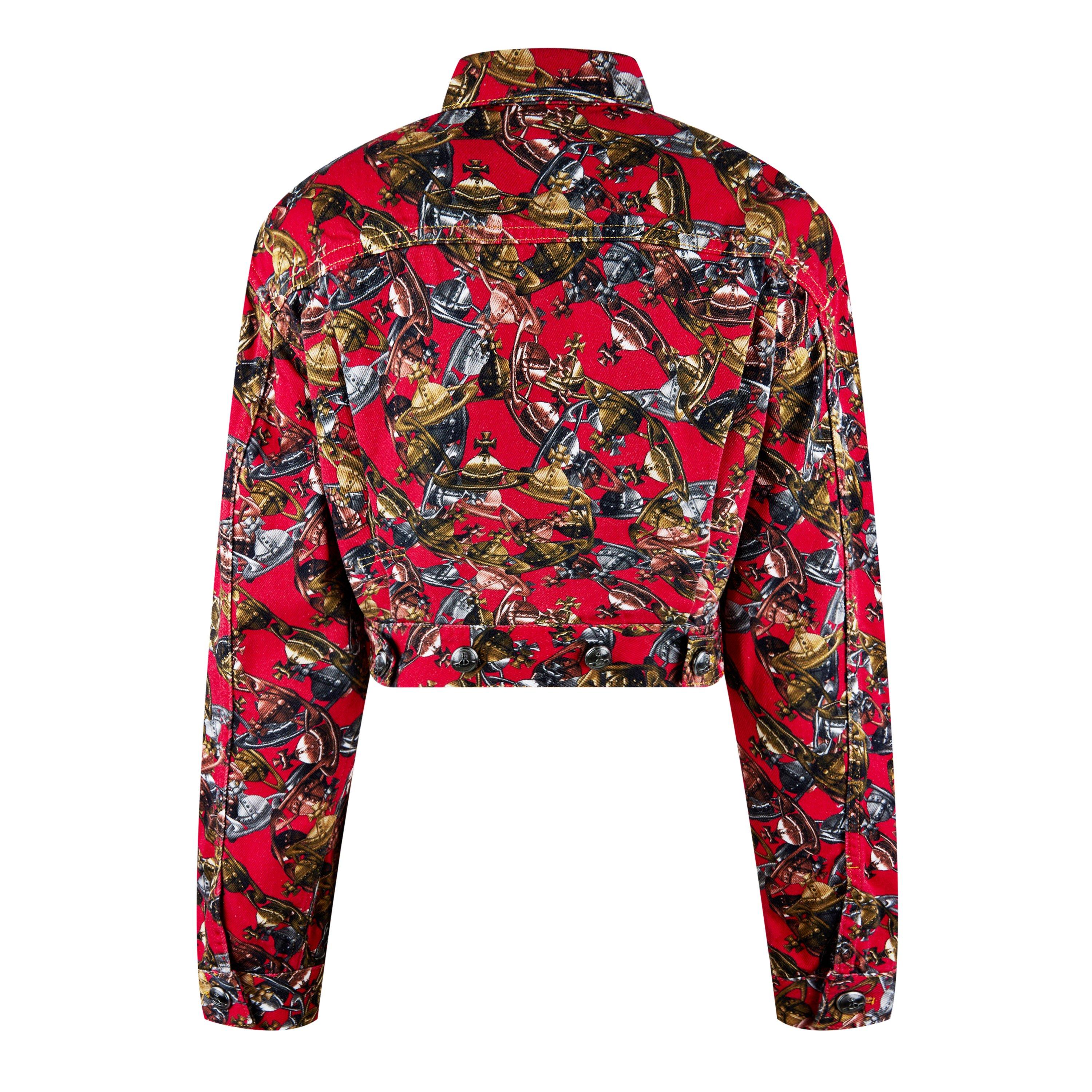Cropped Marlene Cotton Long Sleeve Denim Jacket