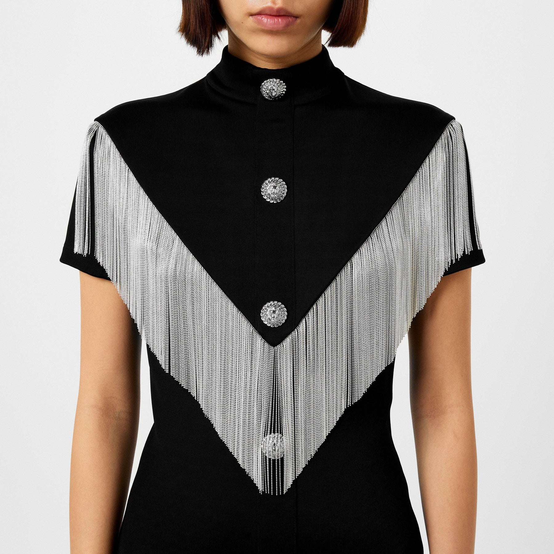 Fringed Mini Dress