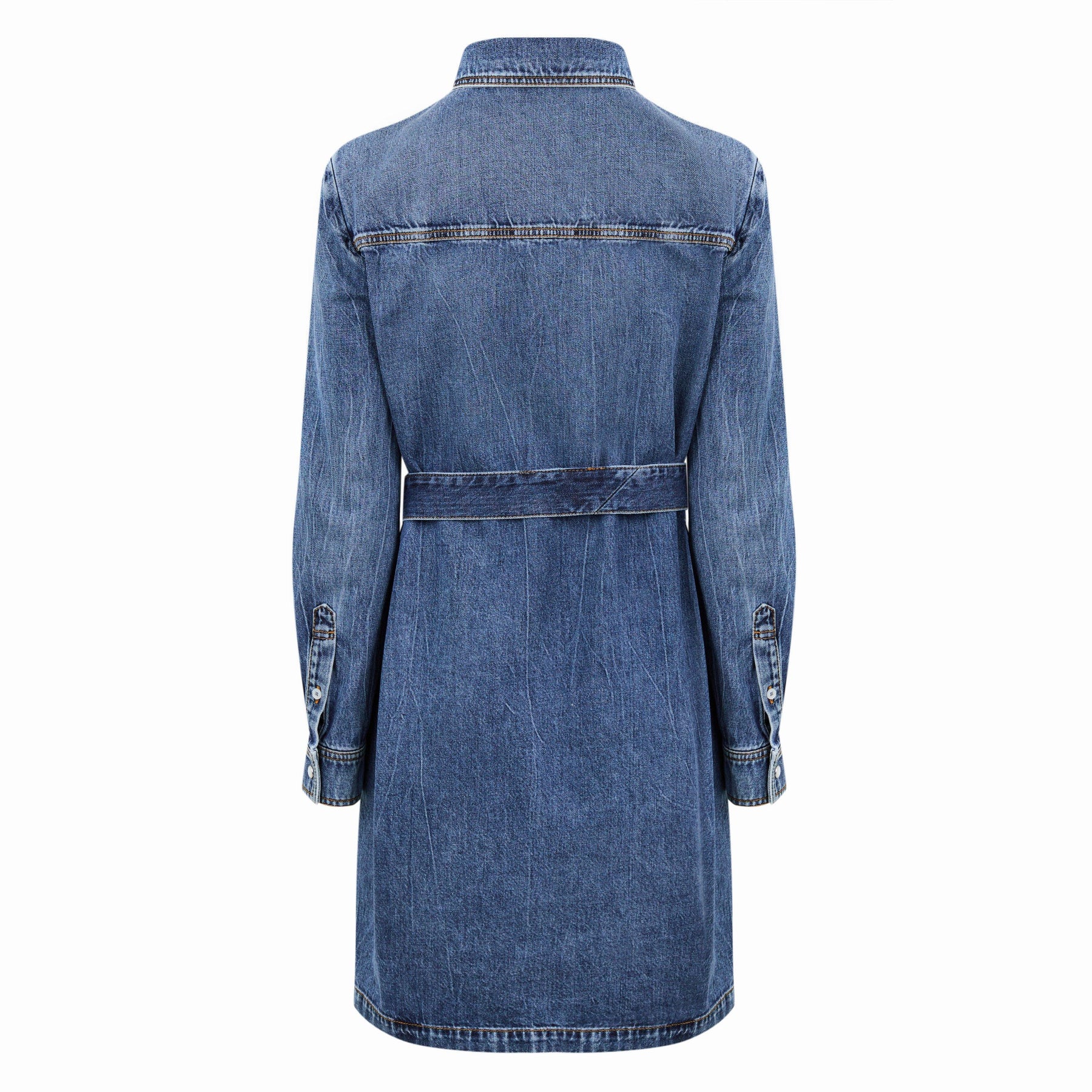 Organic Denim Horsebit Dress