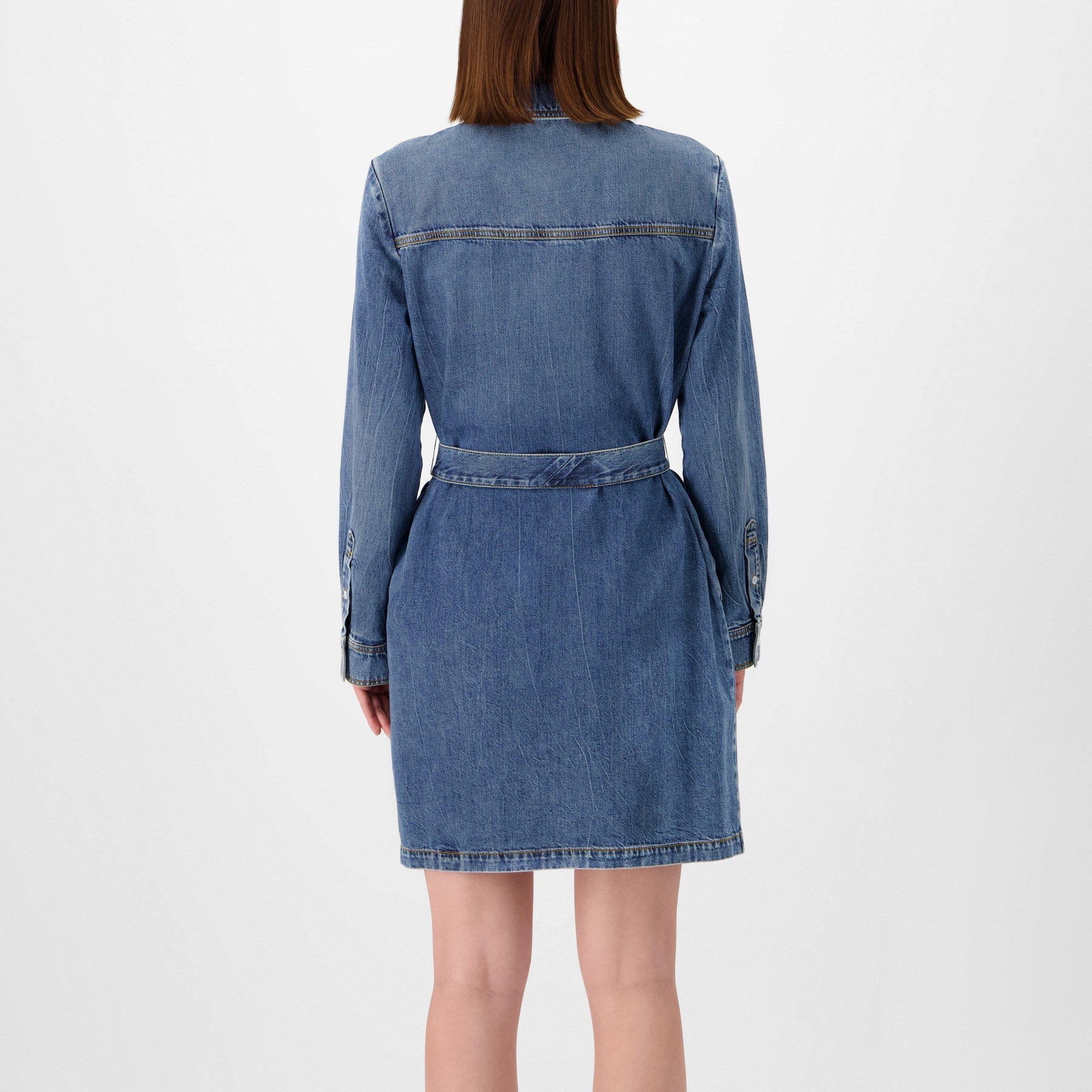 Organic Denim Horsebit Dress