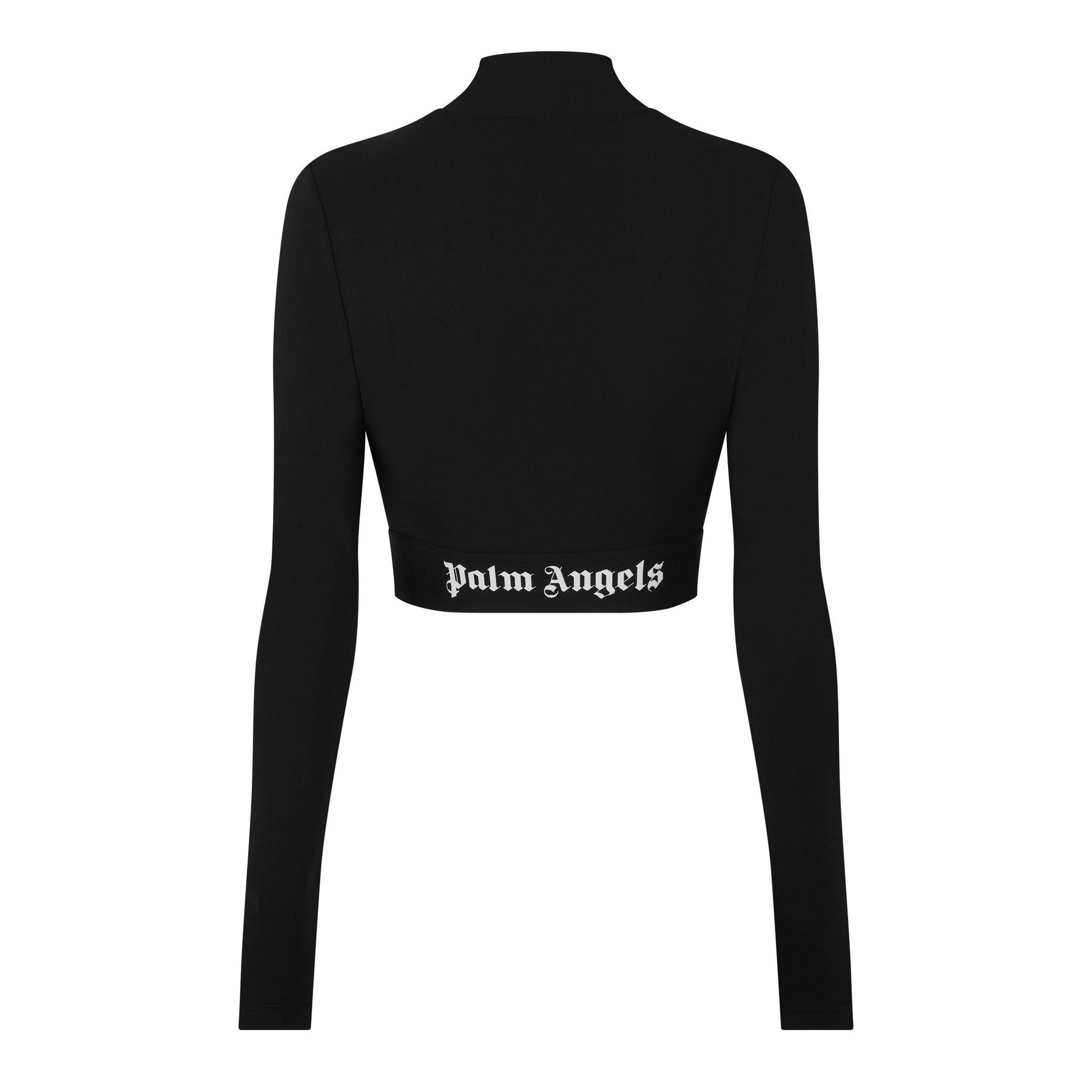 Logo Mock Neck Top