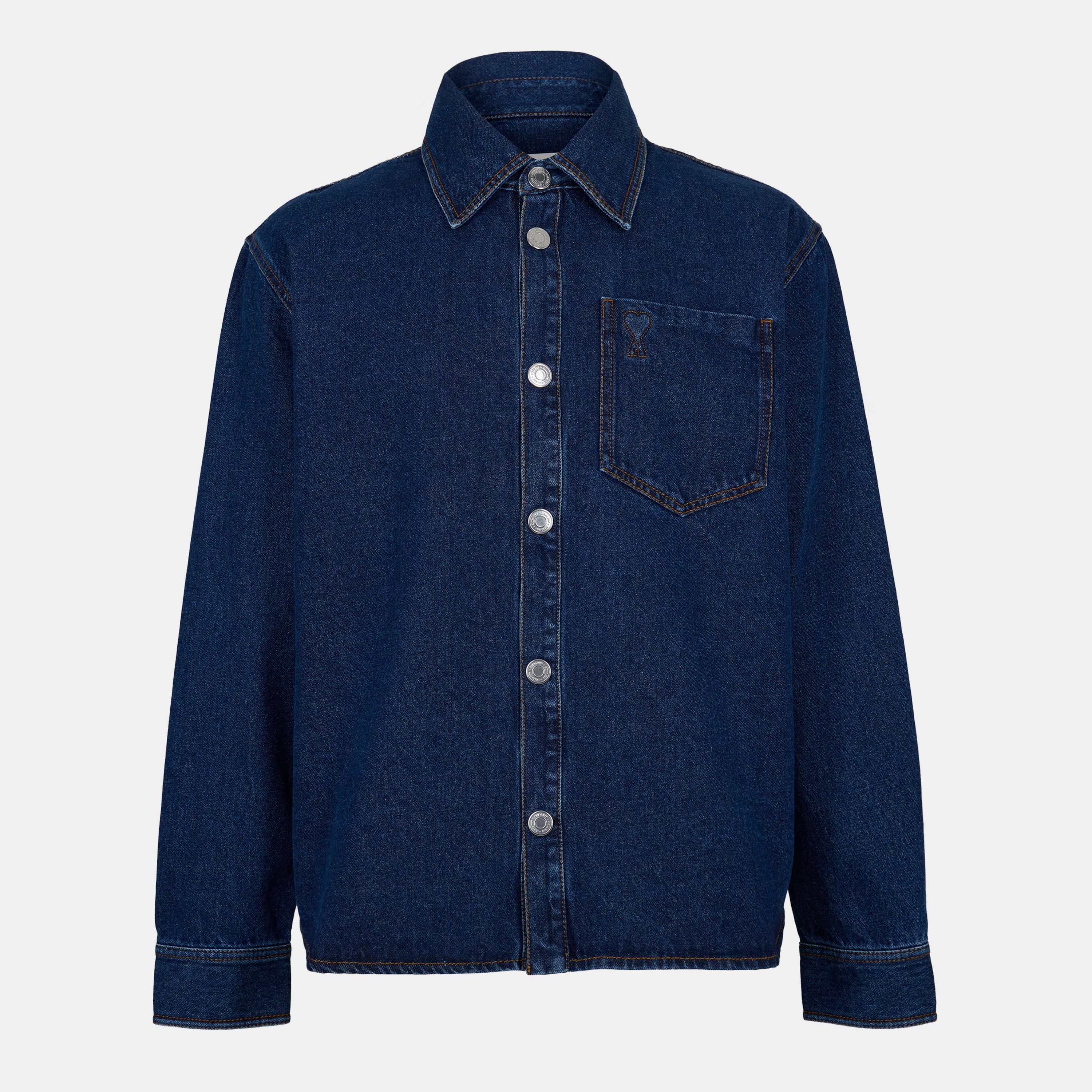 Long-Sleeve Denim Shirt