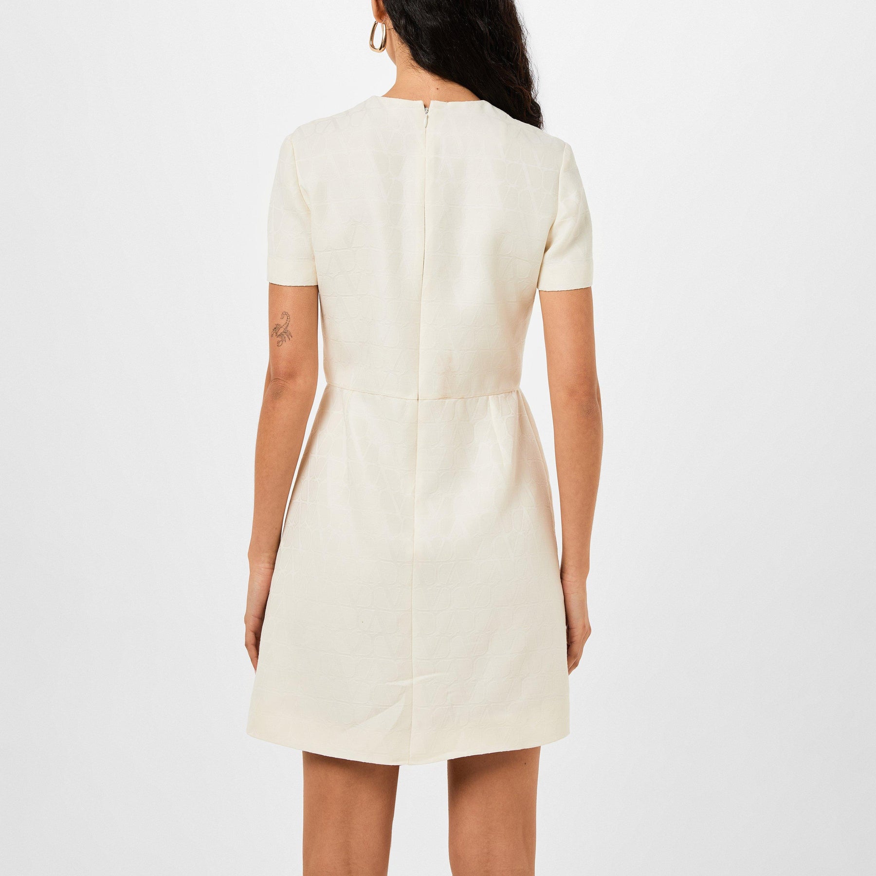 Toile Iconographe Crepe Couture Short Dress.
