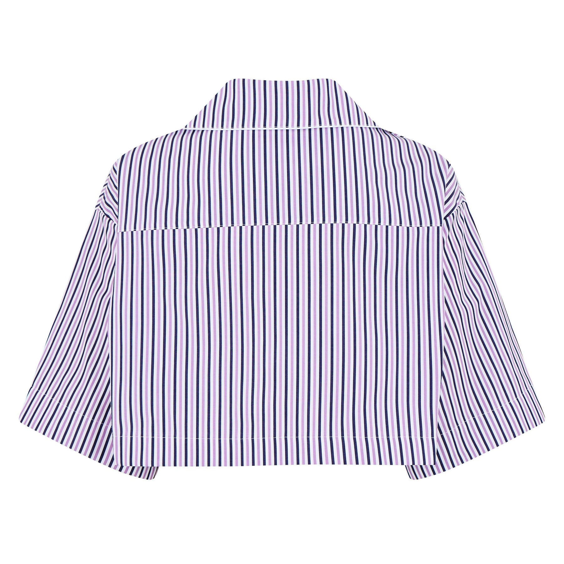 Striped Cropped Shirt