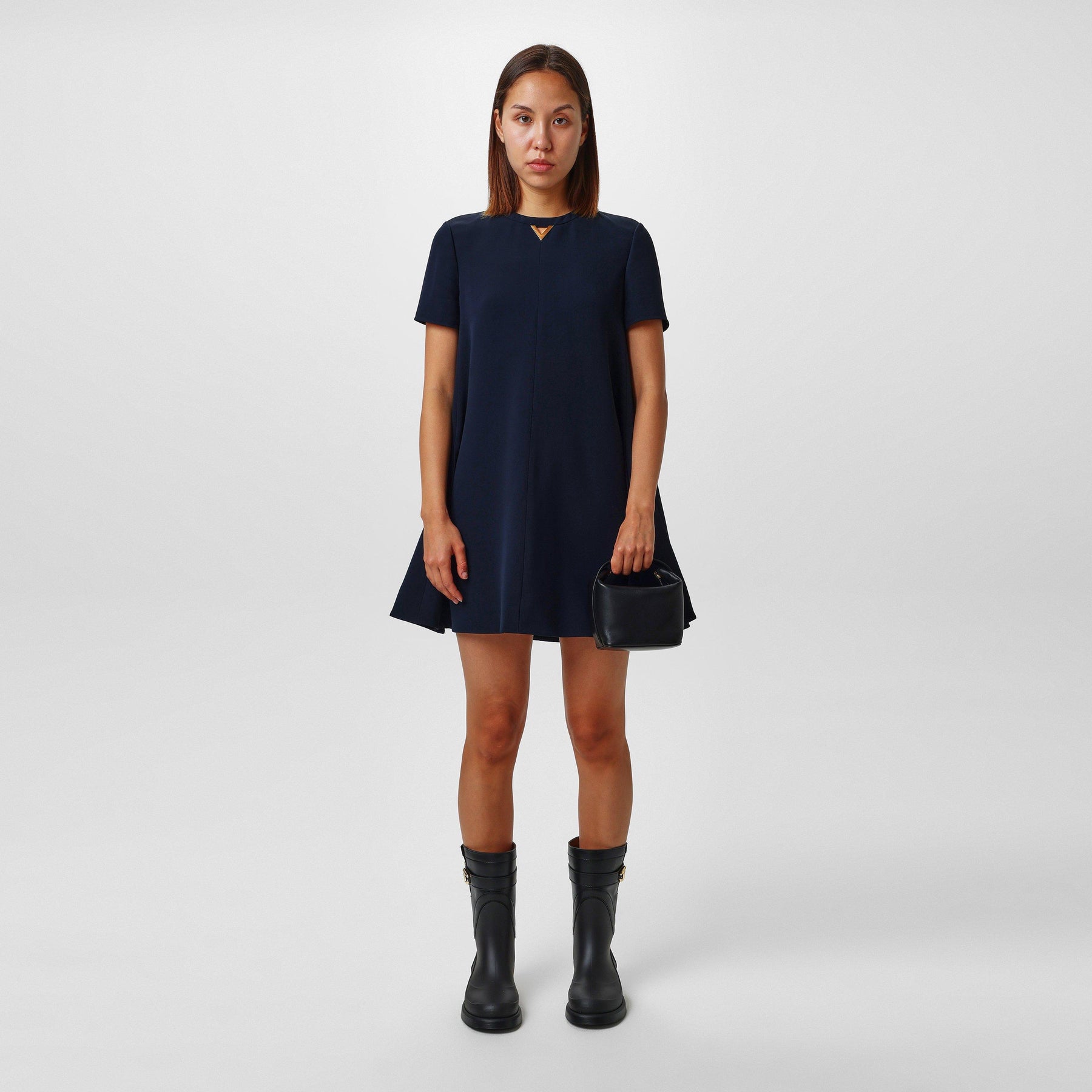 Valentino Structured Couture Short Dress