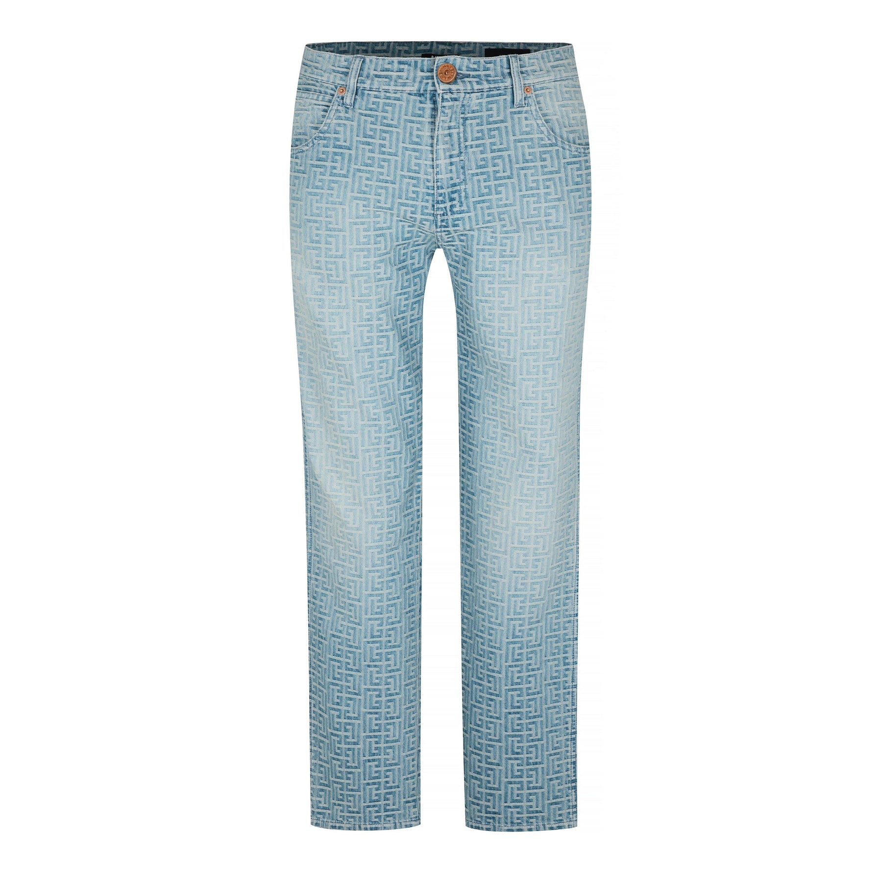 Monogram Straight Leg Jeans