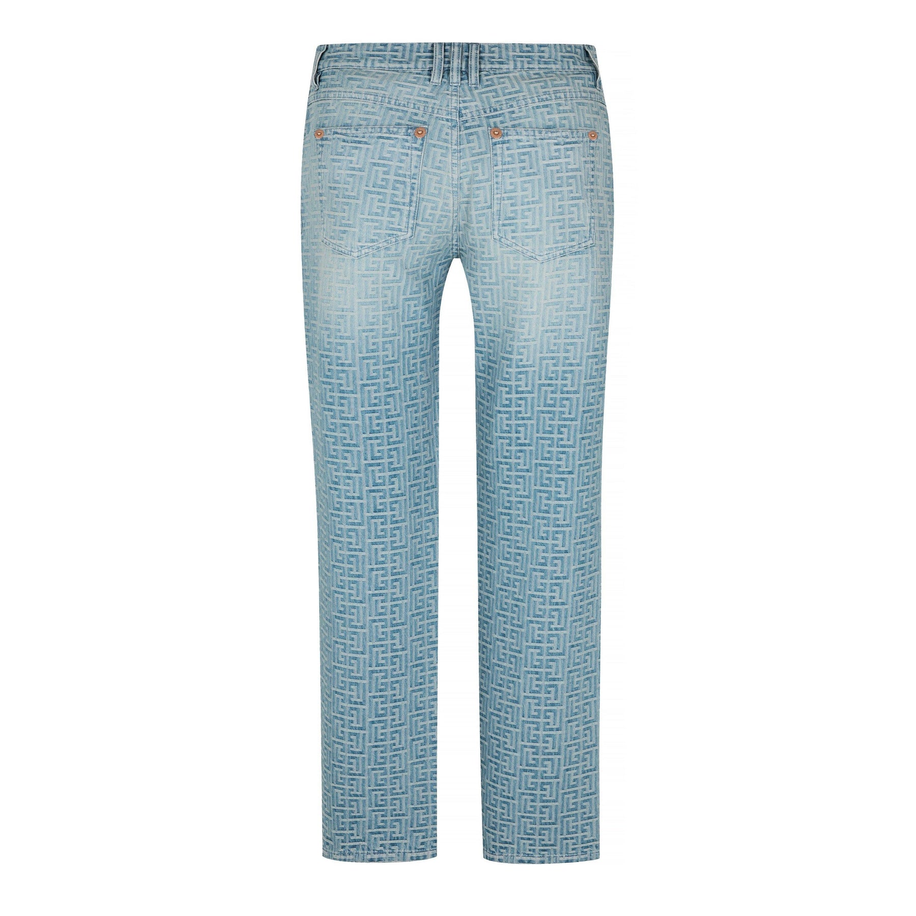 Monogram Straight Leg Jeans