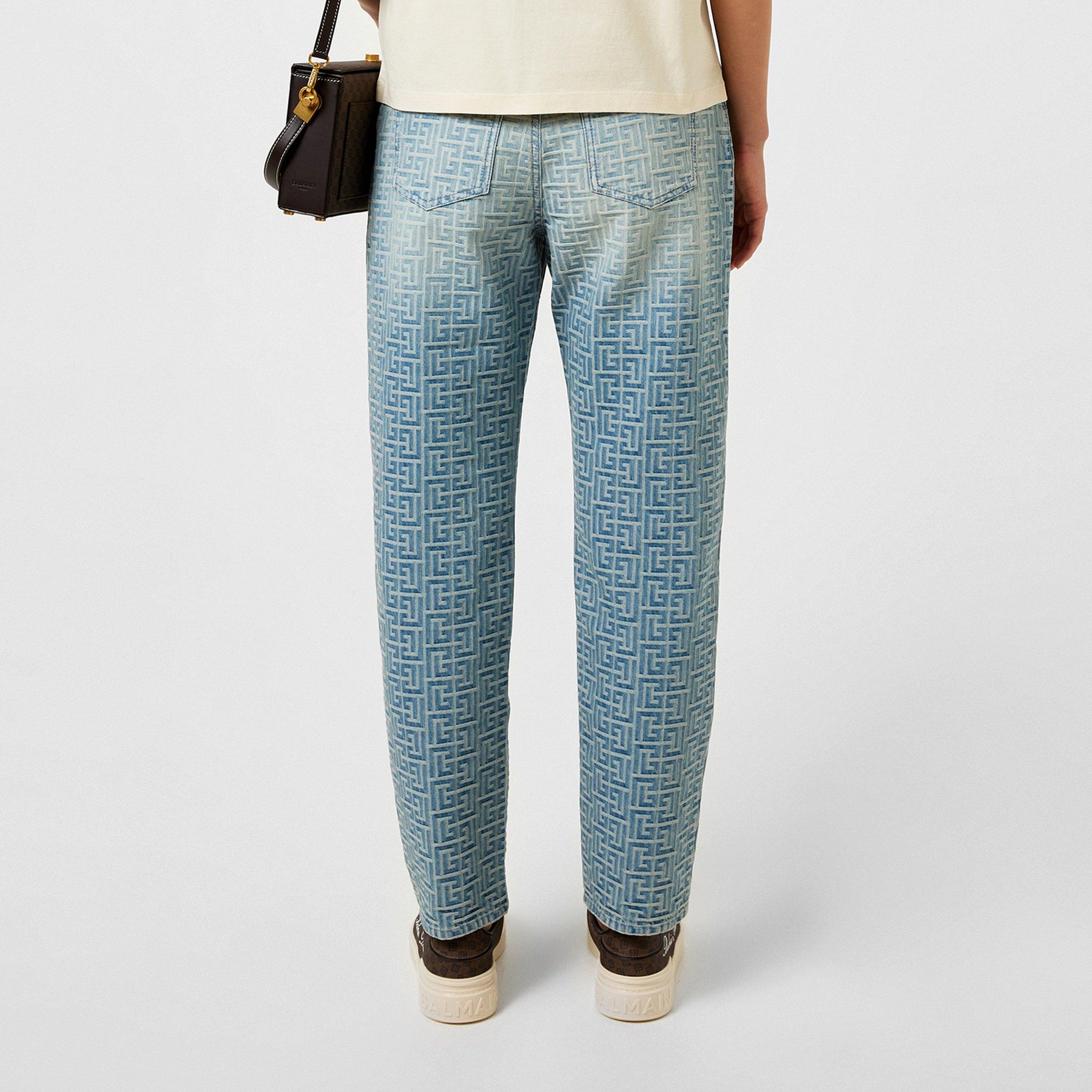 Monogram Straight Leg Jeans