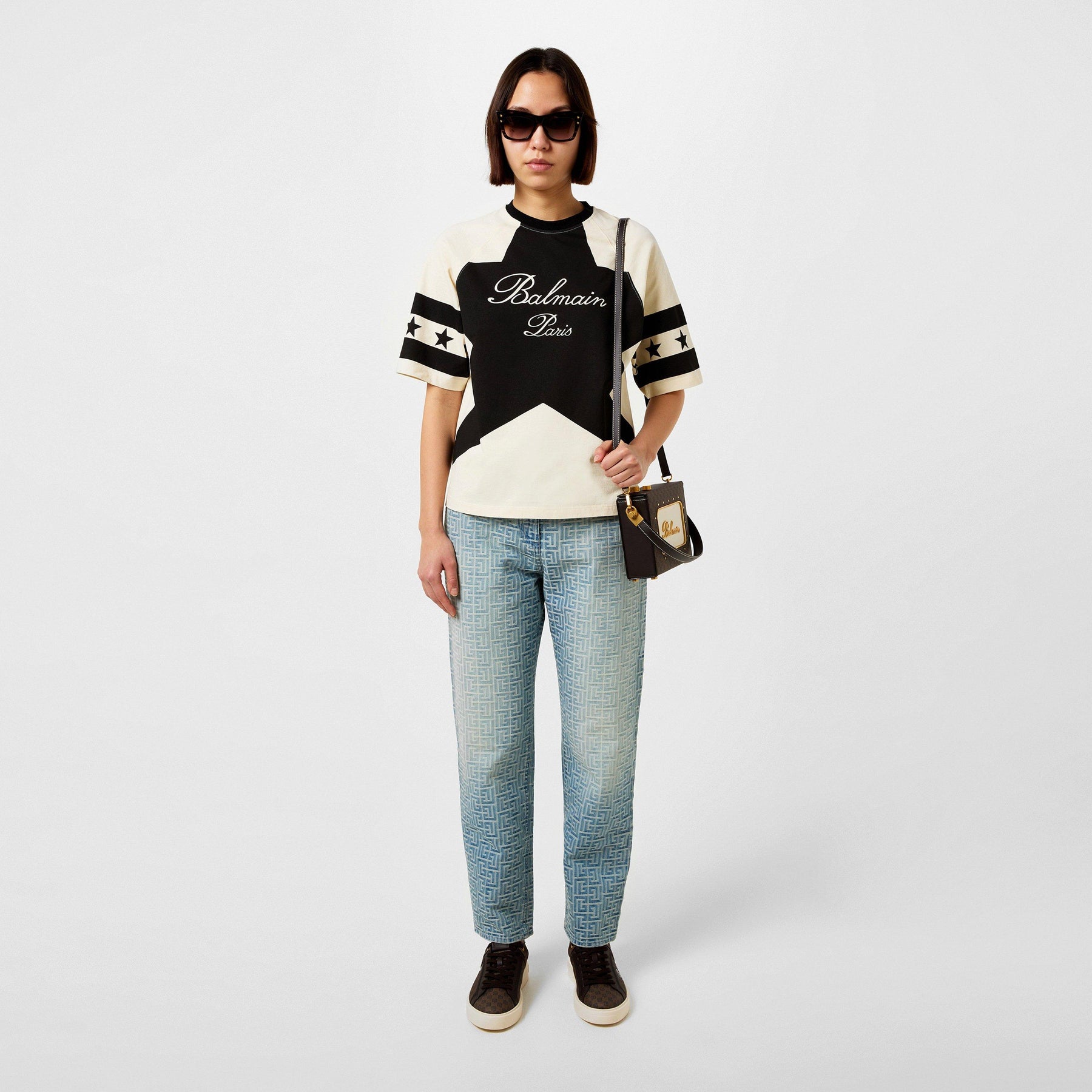 Monogram Straight Leg Jeans