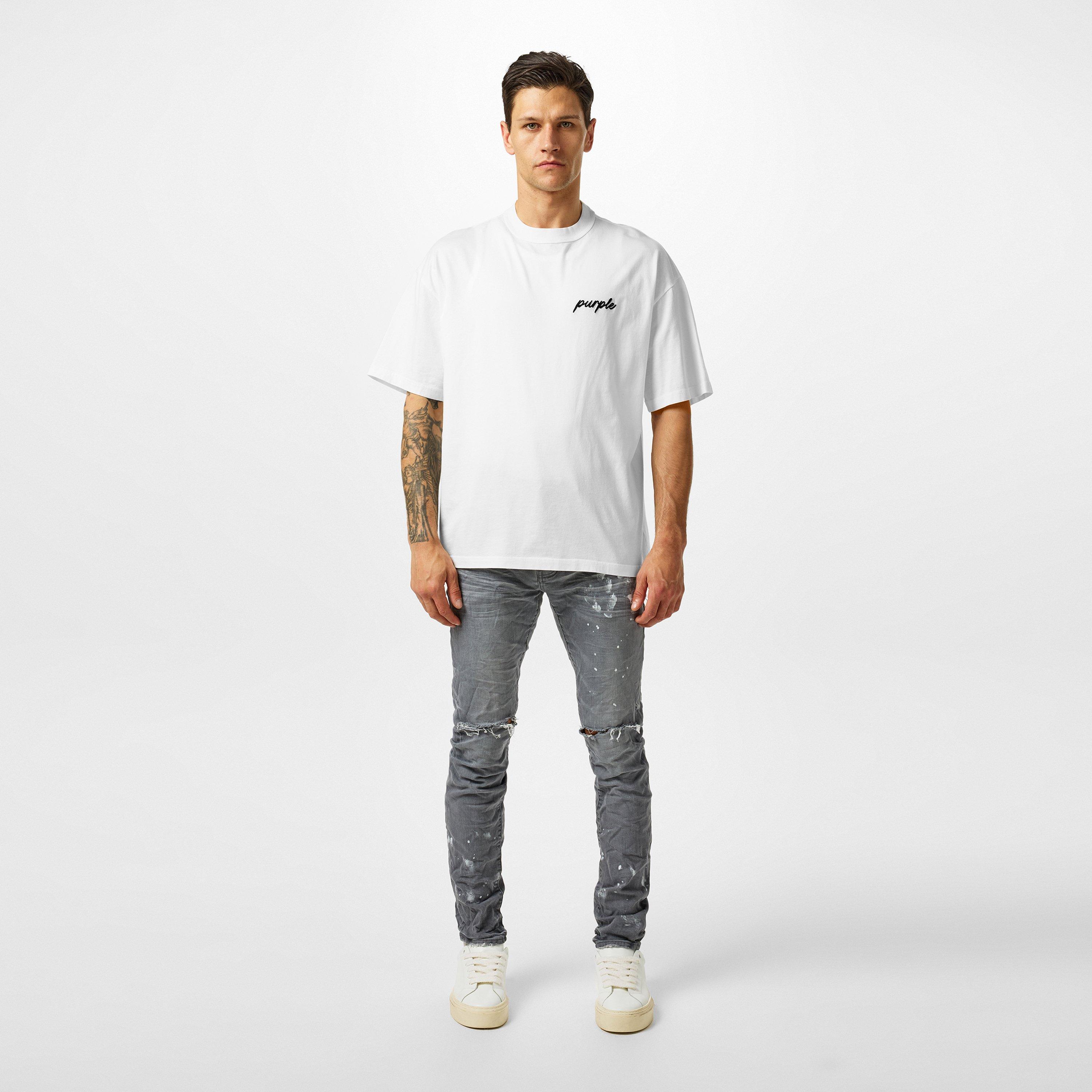 P001 Worn Slim Jeans
