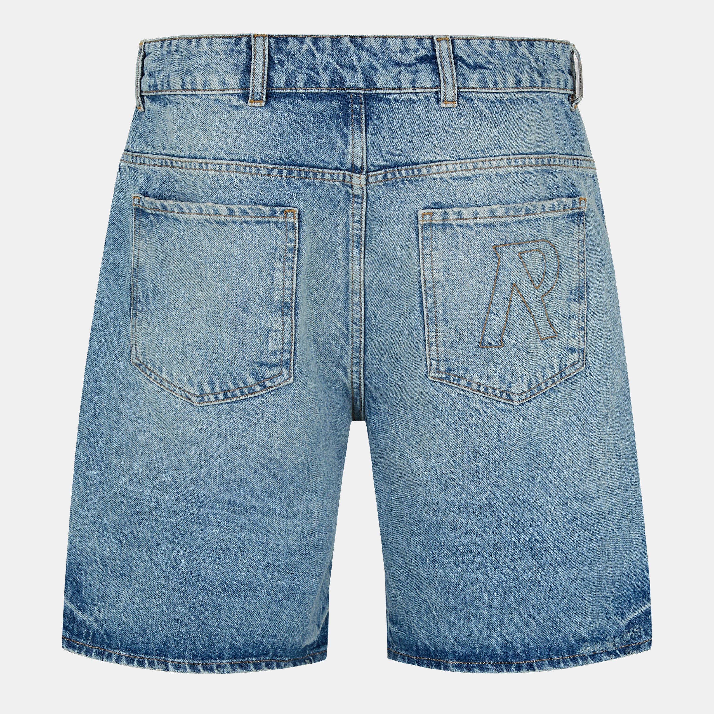 Men's Rep Denim Shorts, 5-Pocket Design