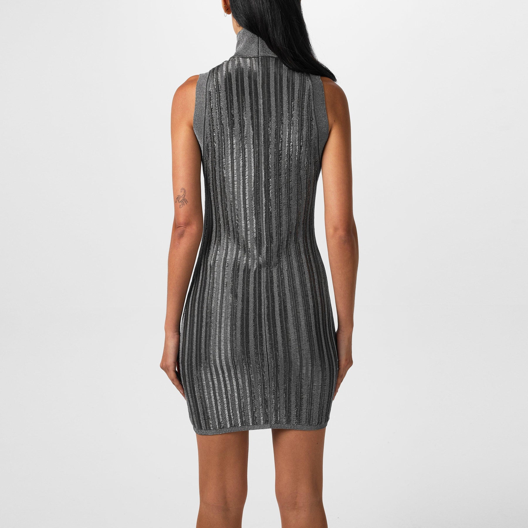Slinky Rib Knit Mini Dress