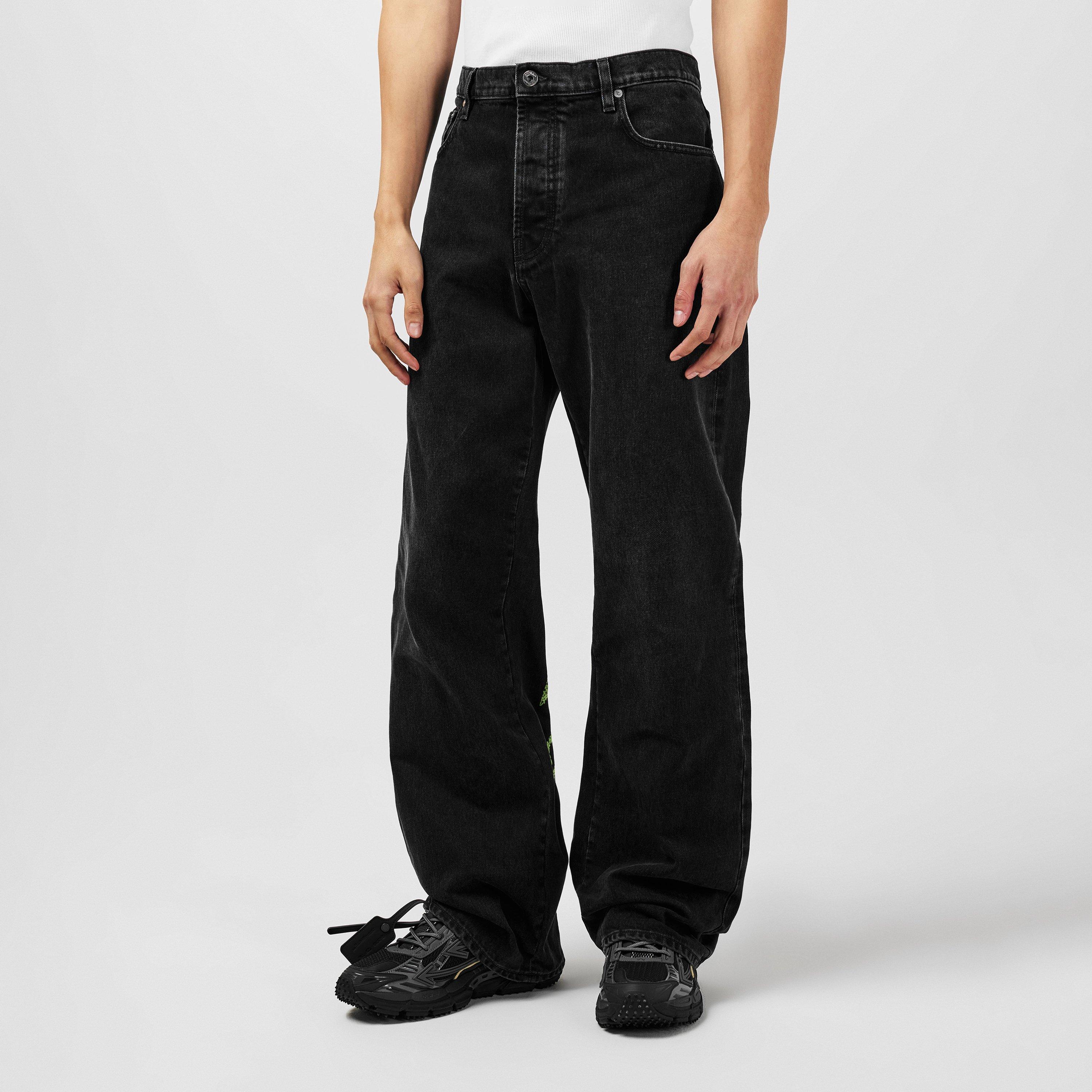 Diag Relax Straight Leg Jeans