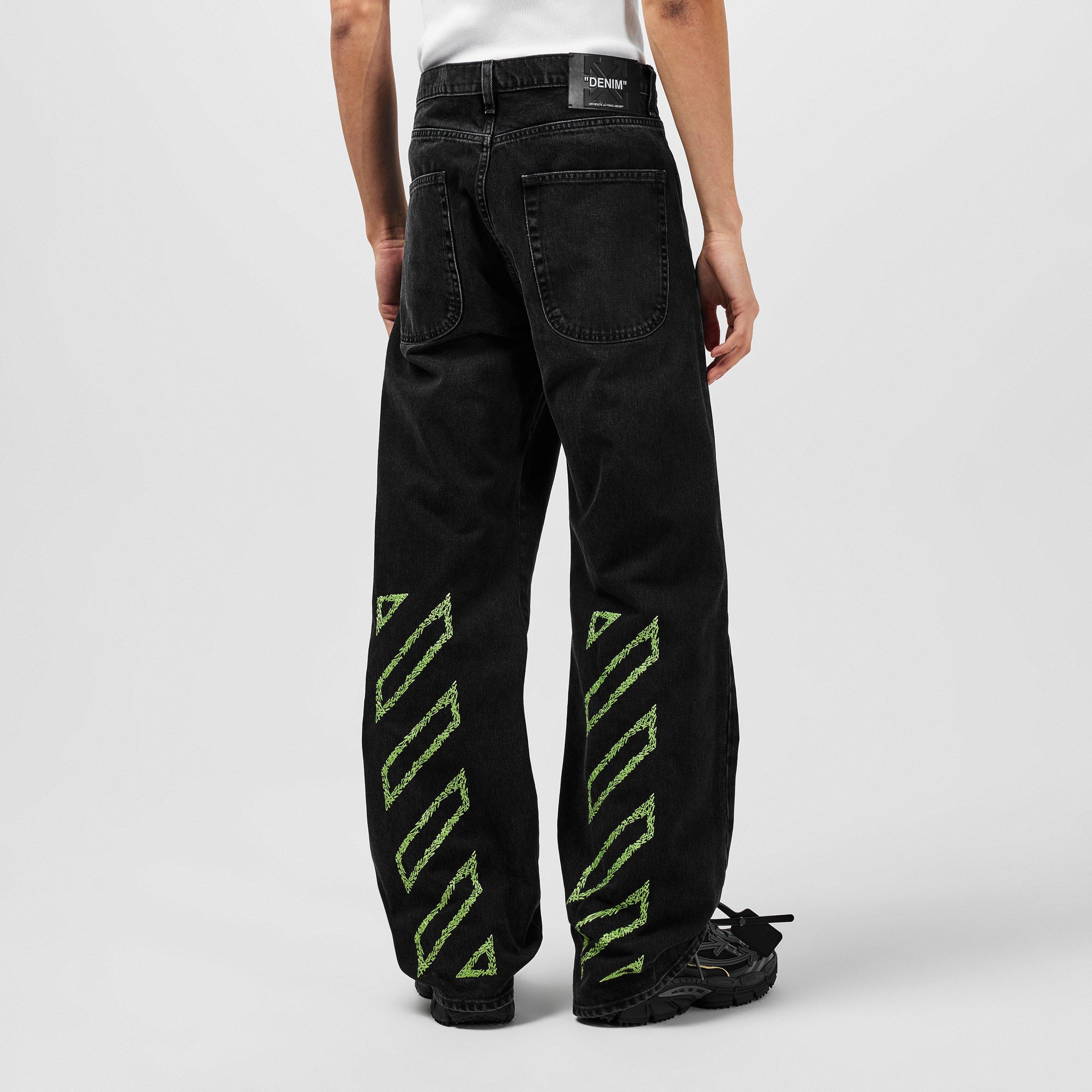 Diag Relax Straight Leg Jeans