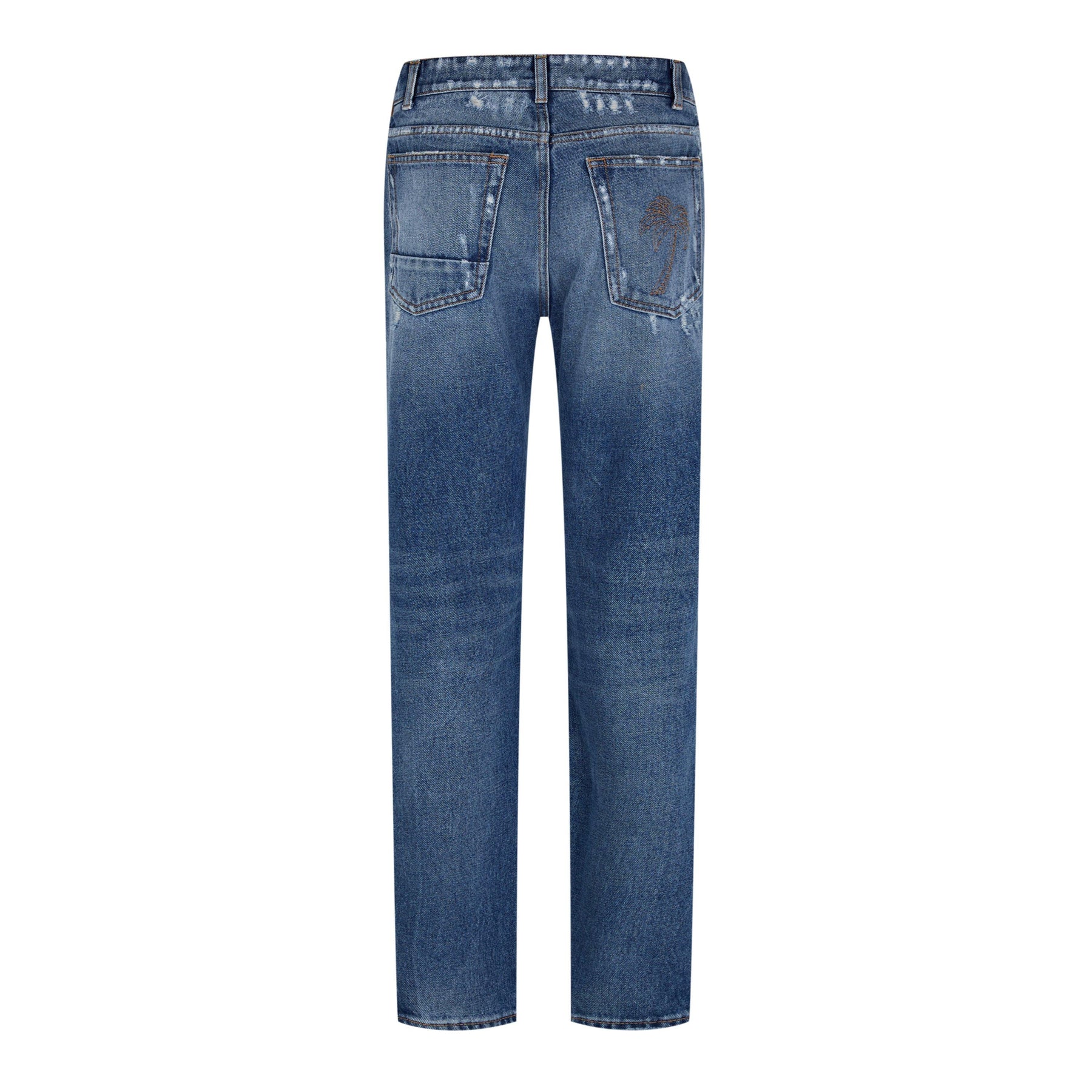 Mid Waist Regular Jeans