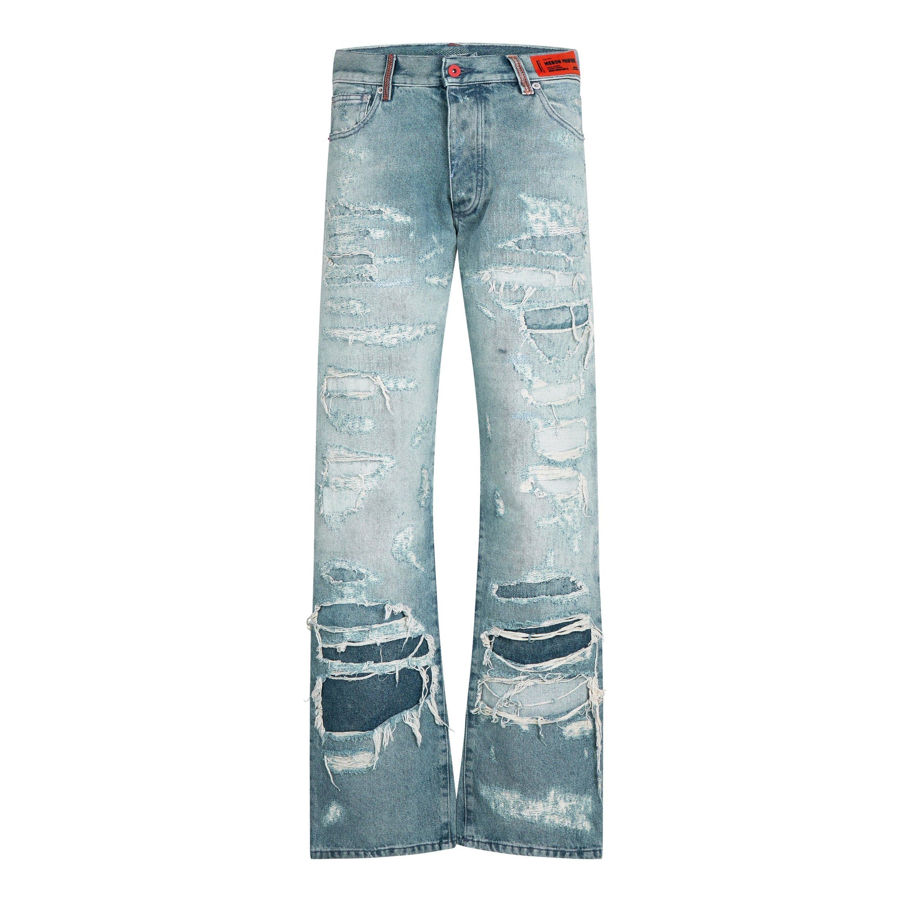 Super Distressed 5 Pocket Jeans