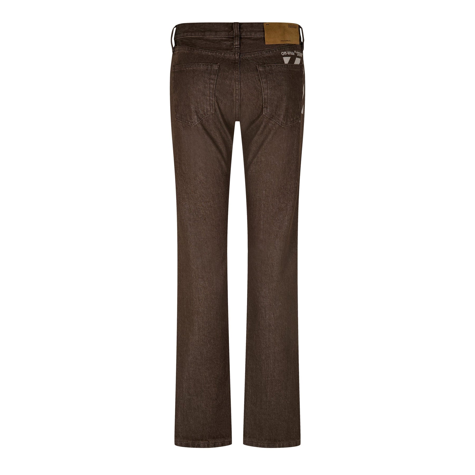 Diagonal Slim Fit Jeans
