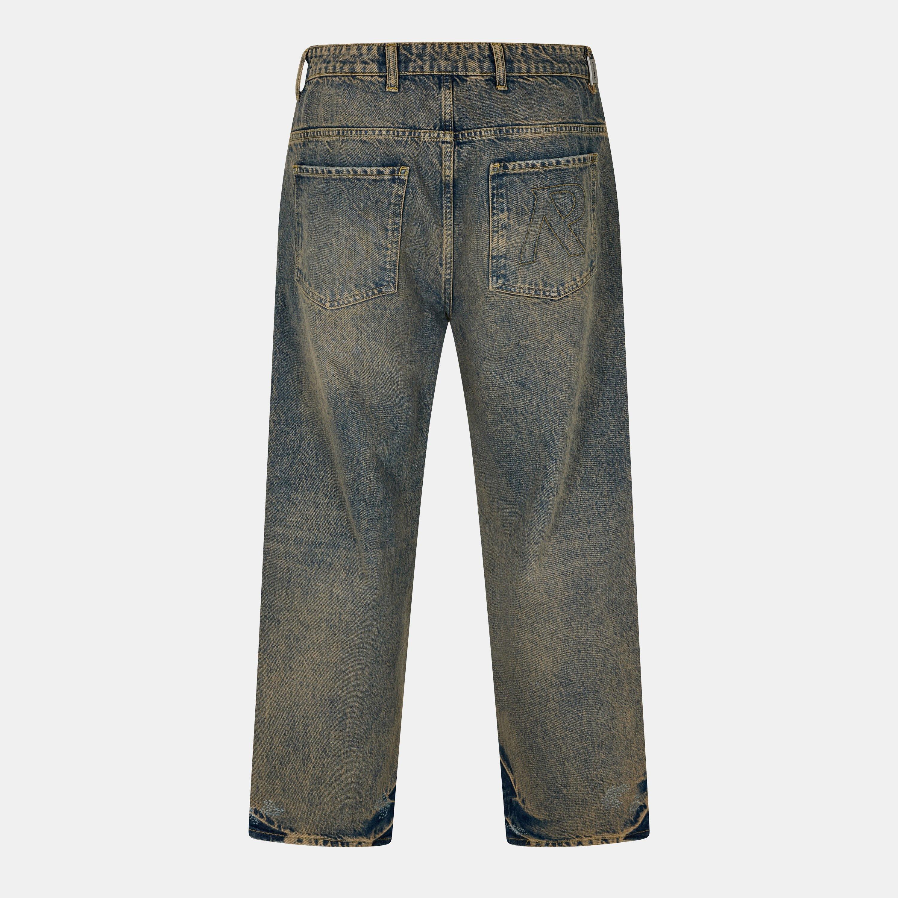 Denim Straight Leg Jeans