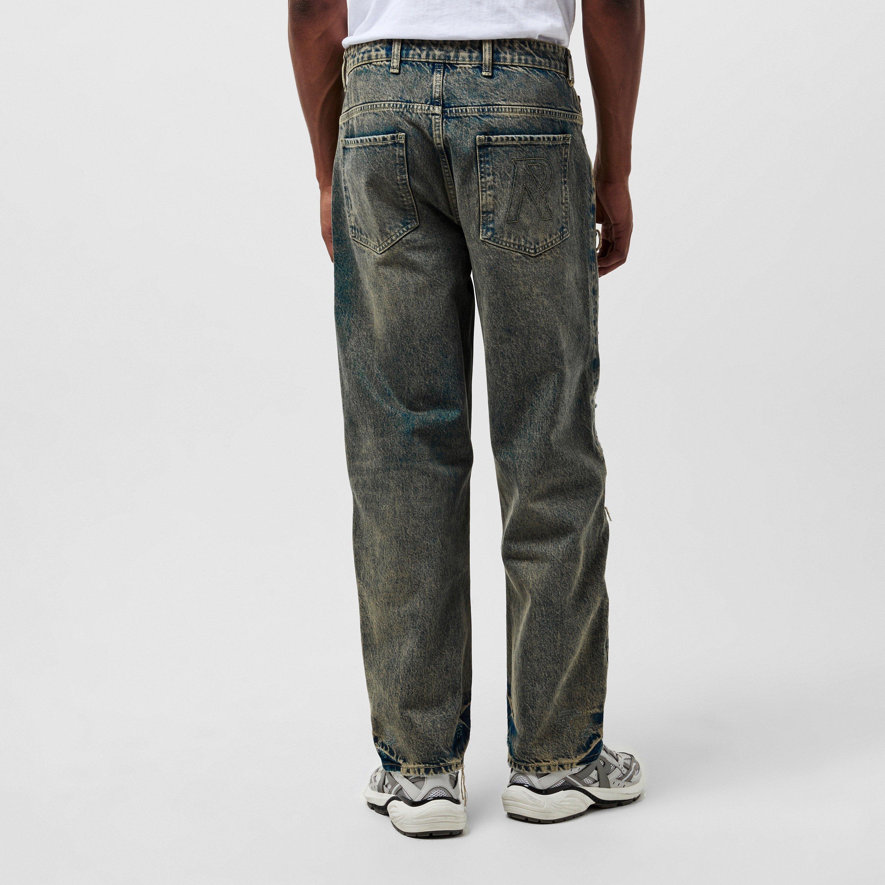 Denim Straight Leg Jeans