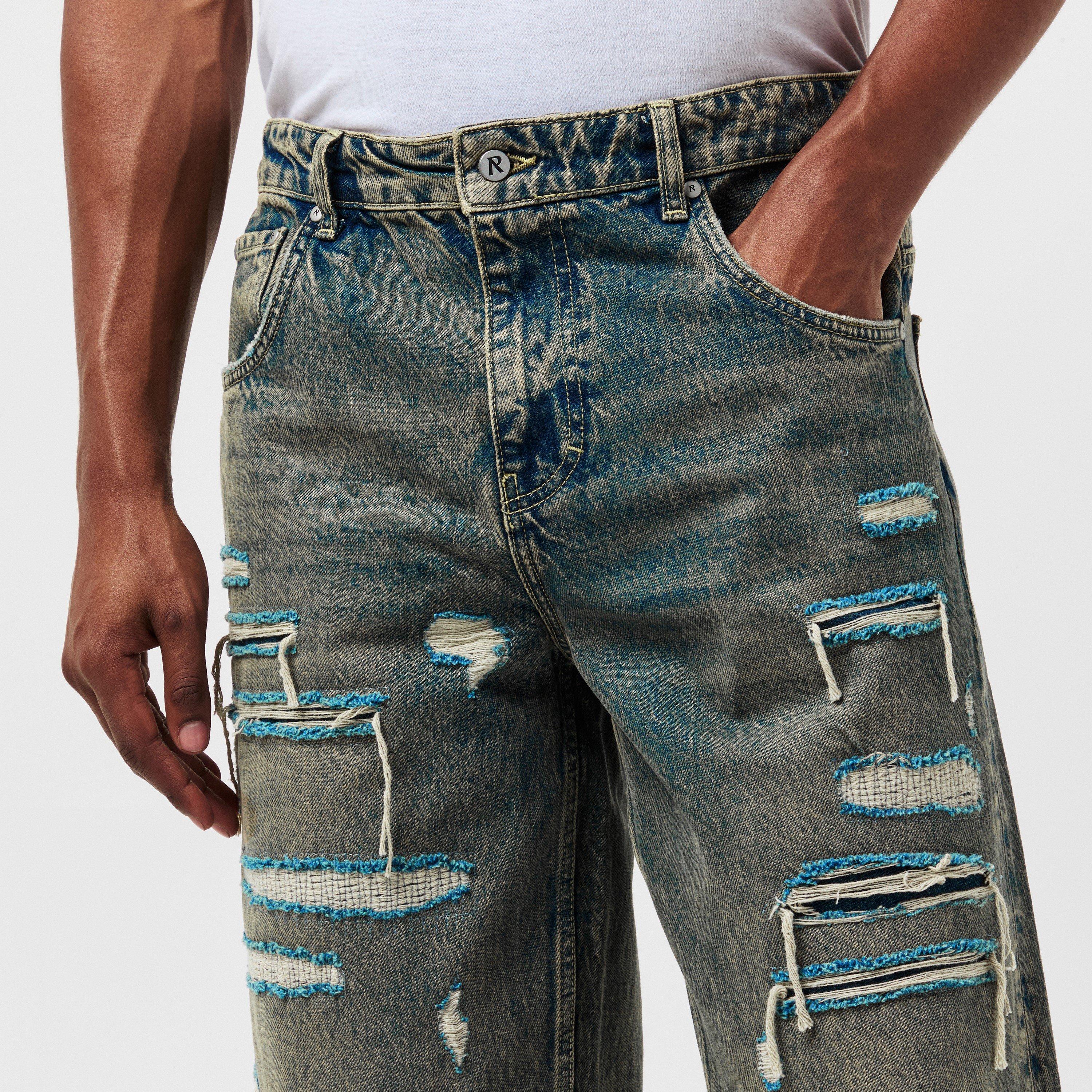 Denim Straight Leg Jeans