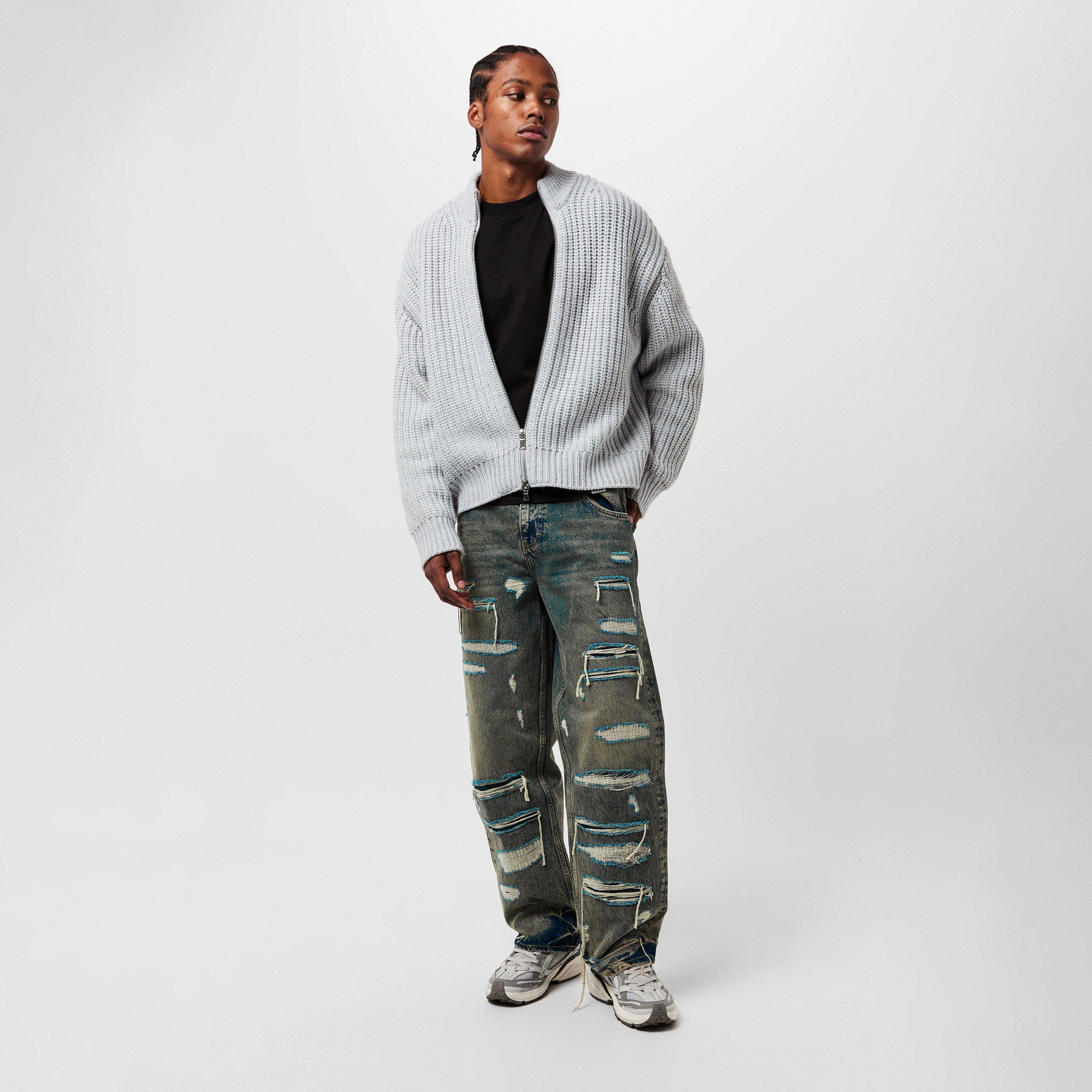 Denim Straight Leg Jeans