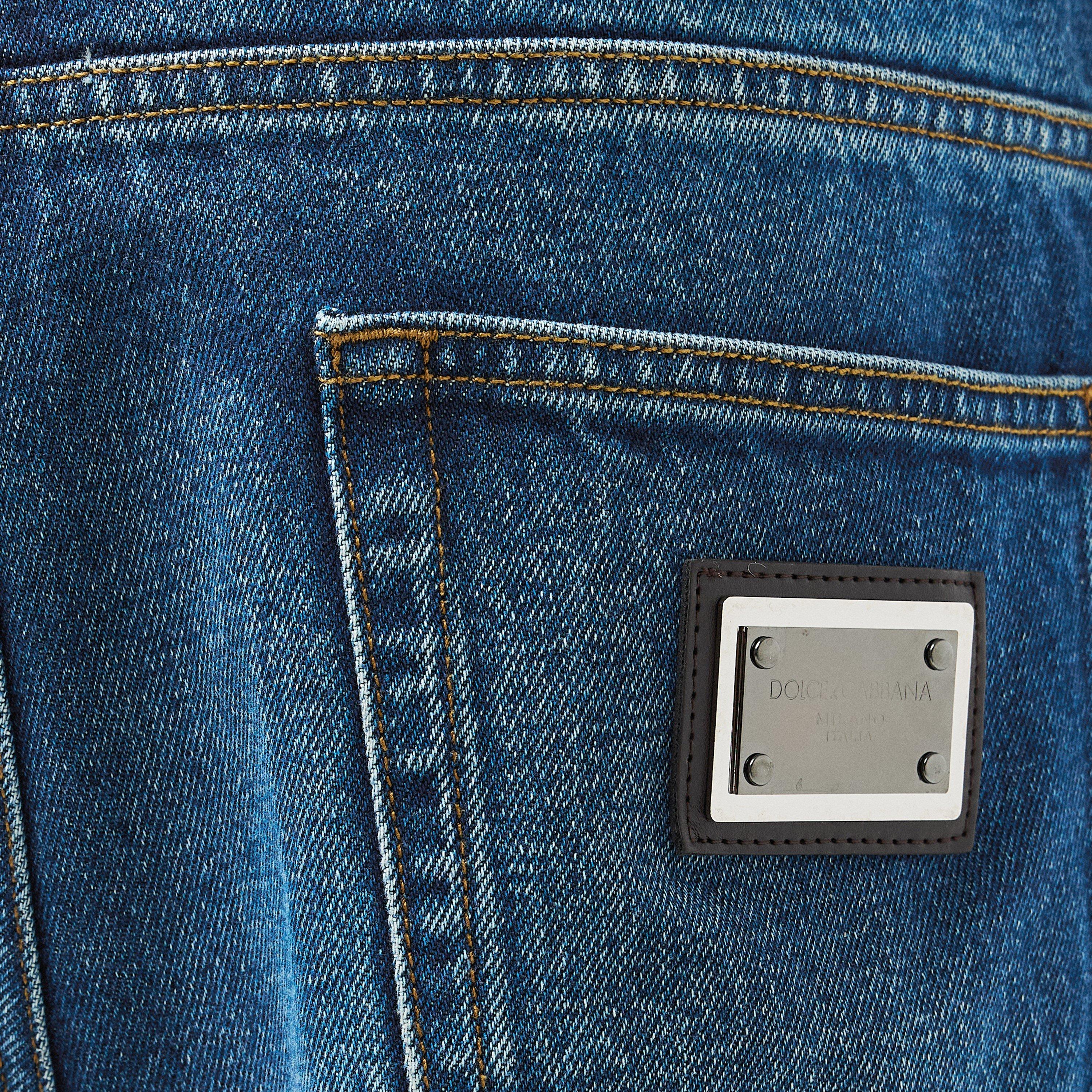 Relaxed Straight Leg Jeans