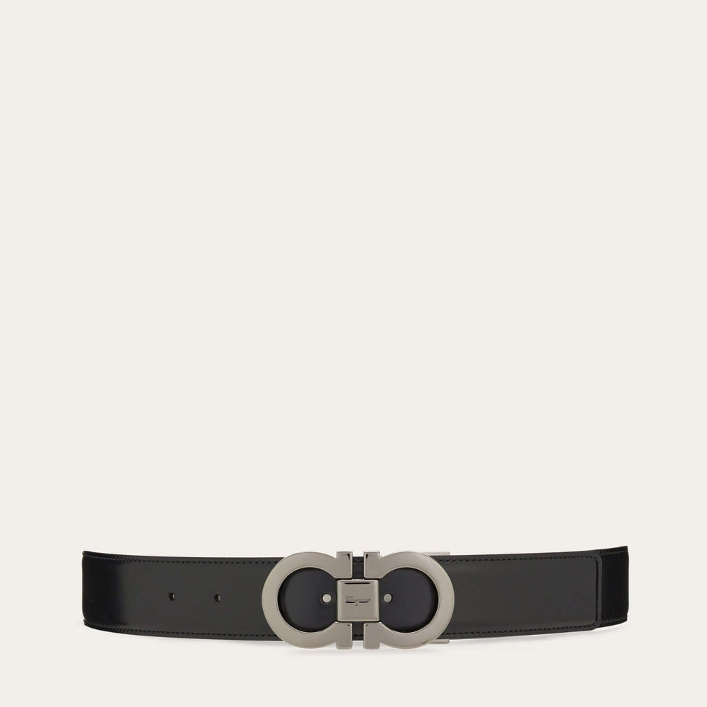 Ferragamo Reversible and adjustable Gancini belt - Belts | Shop From The Mirage