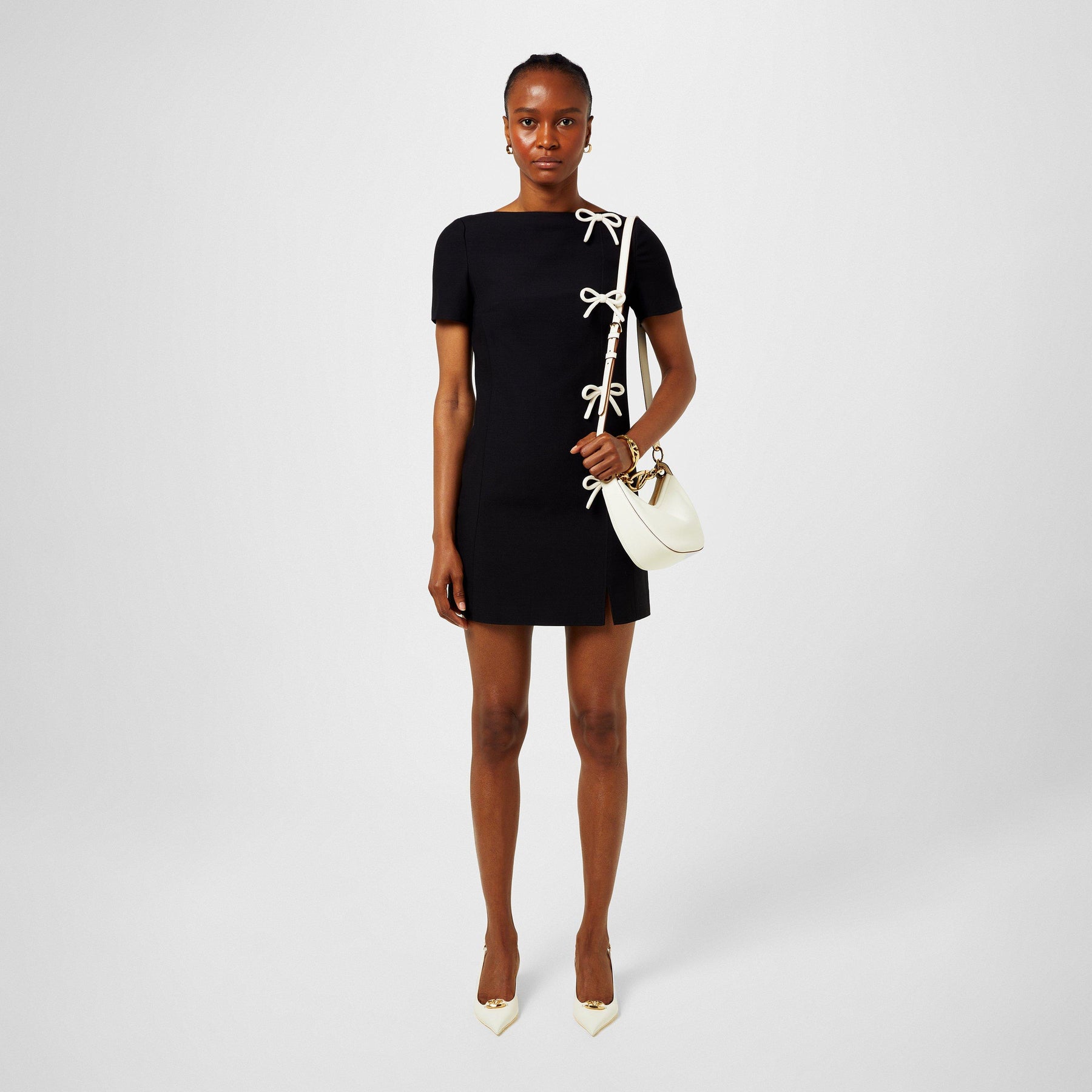 Crepe Couture Mini Dress