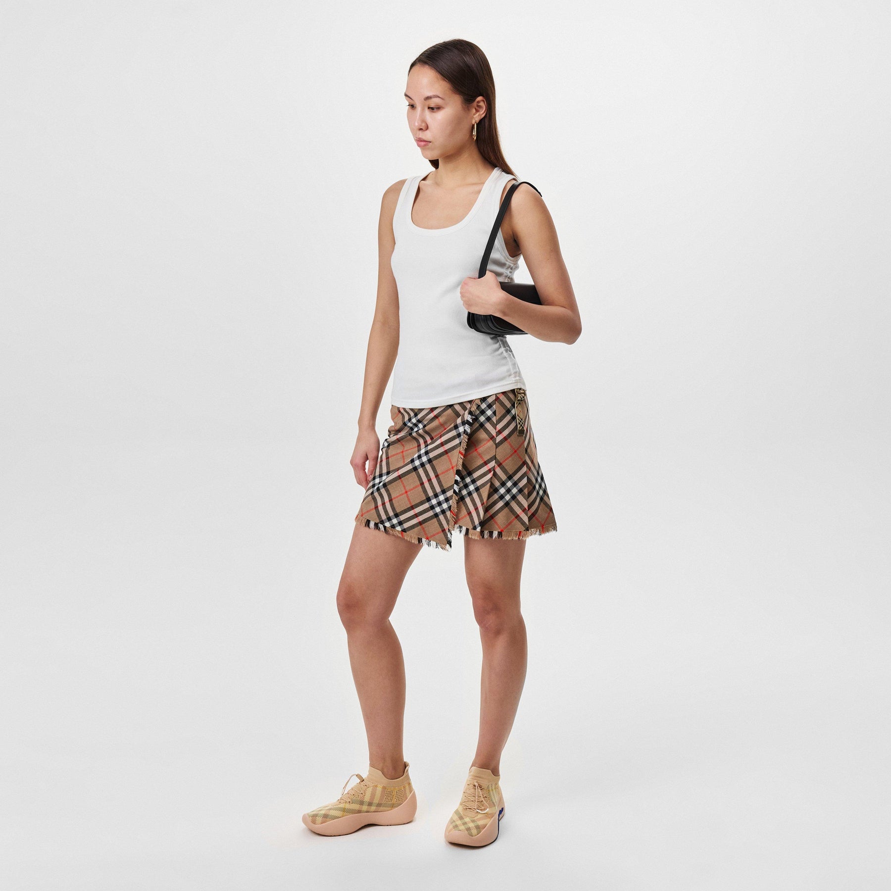 Ruched Buckle Tank Top