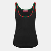 Cotton Rib Tank Top With Web