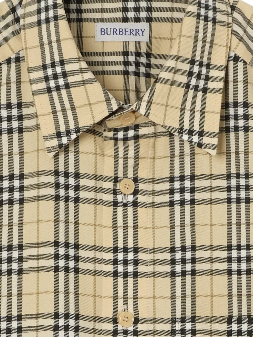 Burberry Check cotton shirt