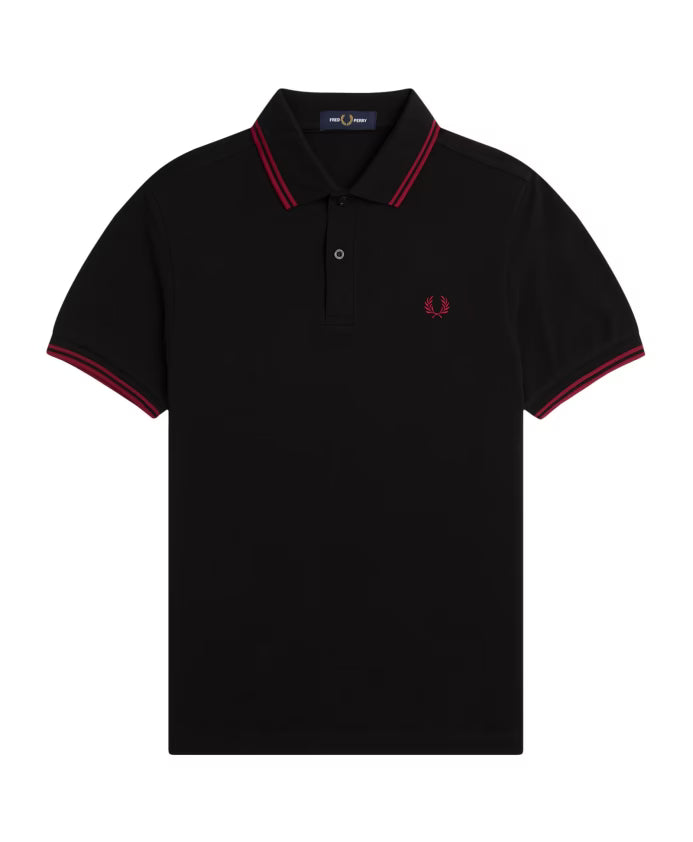 Fred Perry Classic Polo Shirt with Logo Embroidery