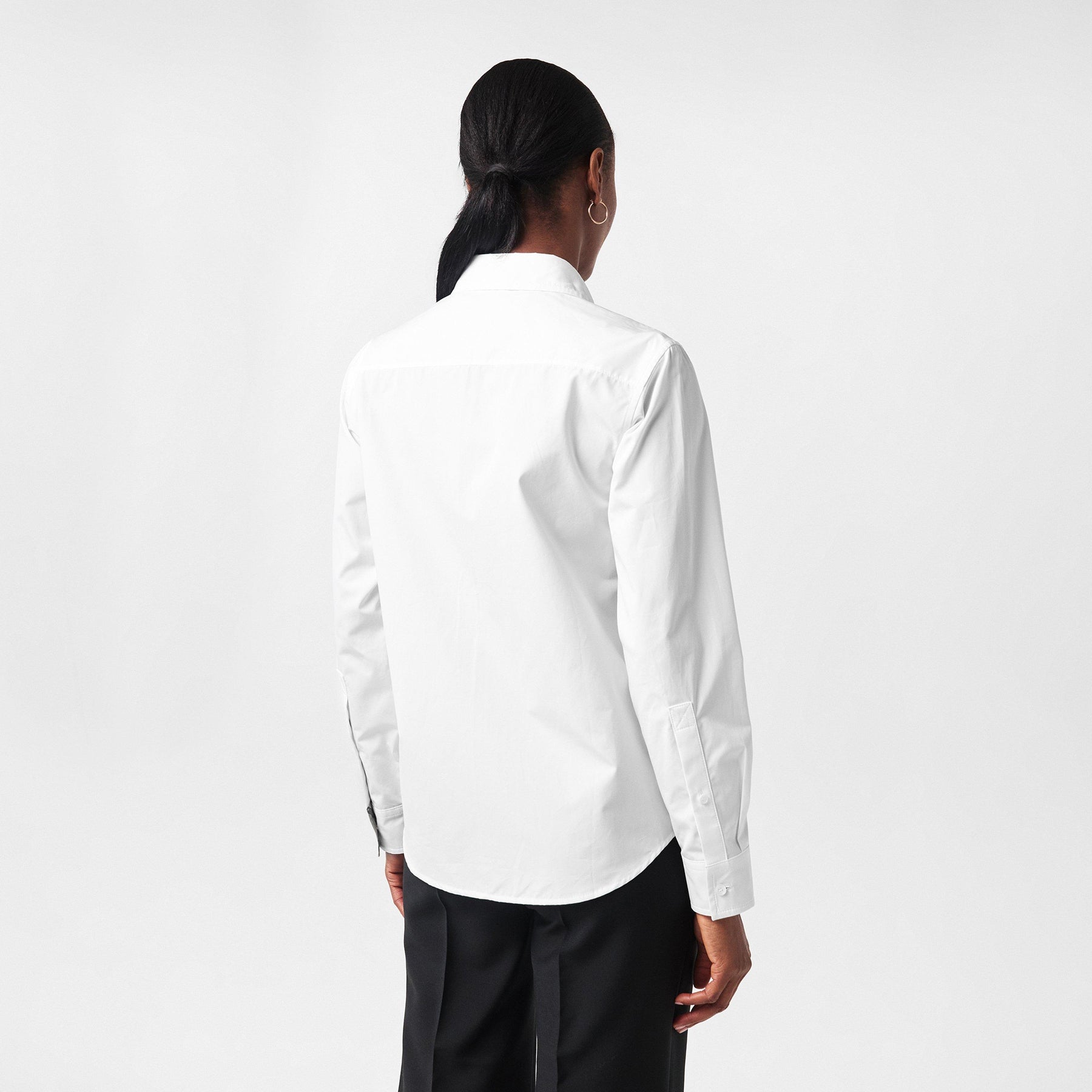Burb Check Trim Shrt Ld53