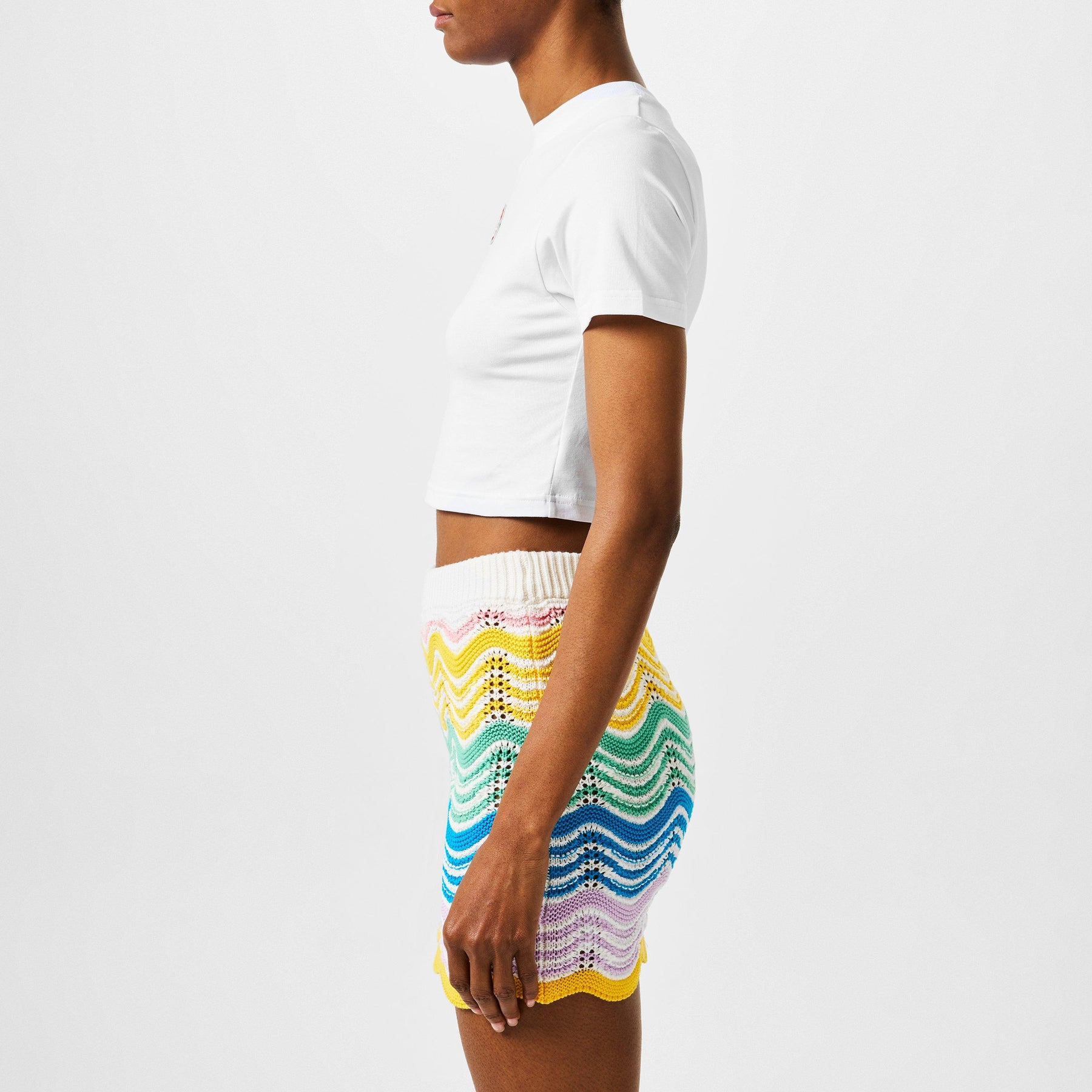 Women's Logo Cotton Cropped Baby T-Shirt