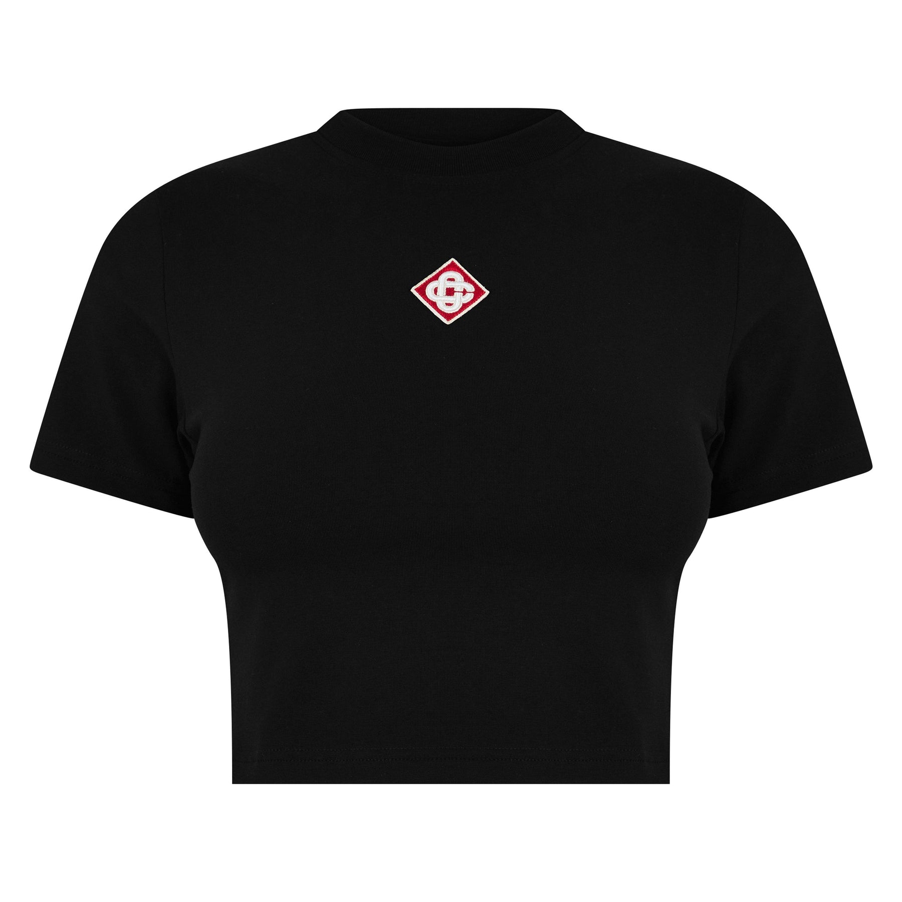 Women's Logo Cotton Cropped Baby T-Shirt