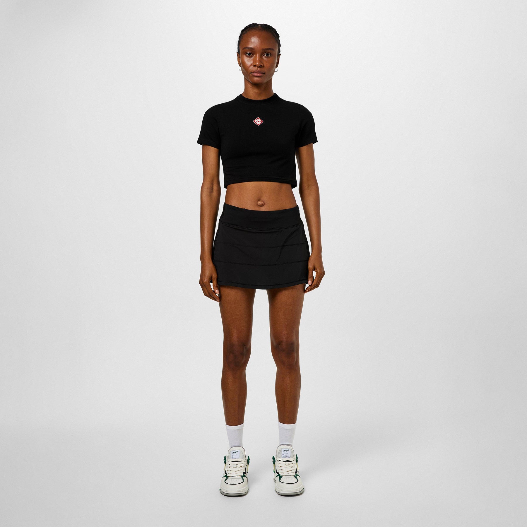 Women's Logo Cotton Cropped Baby T-Shirt