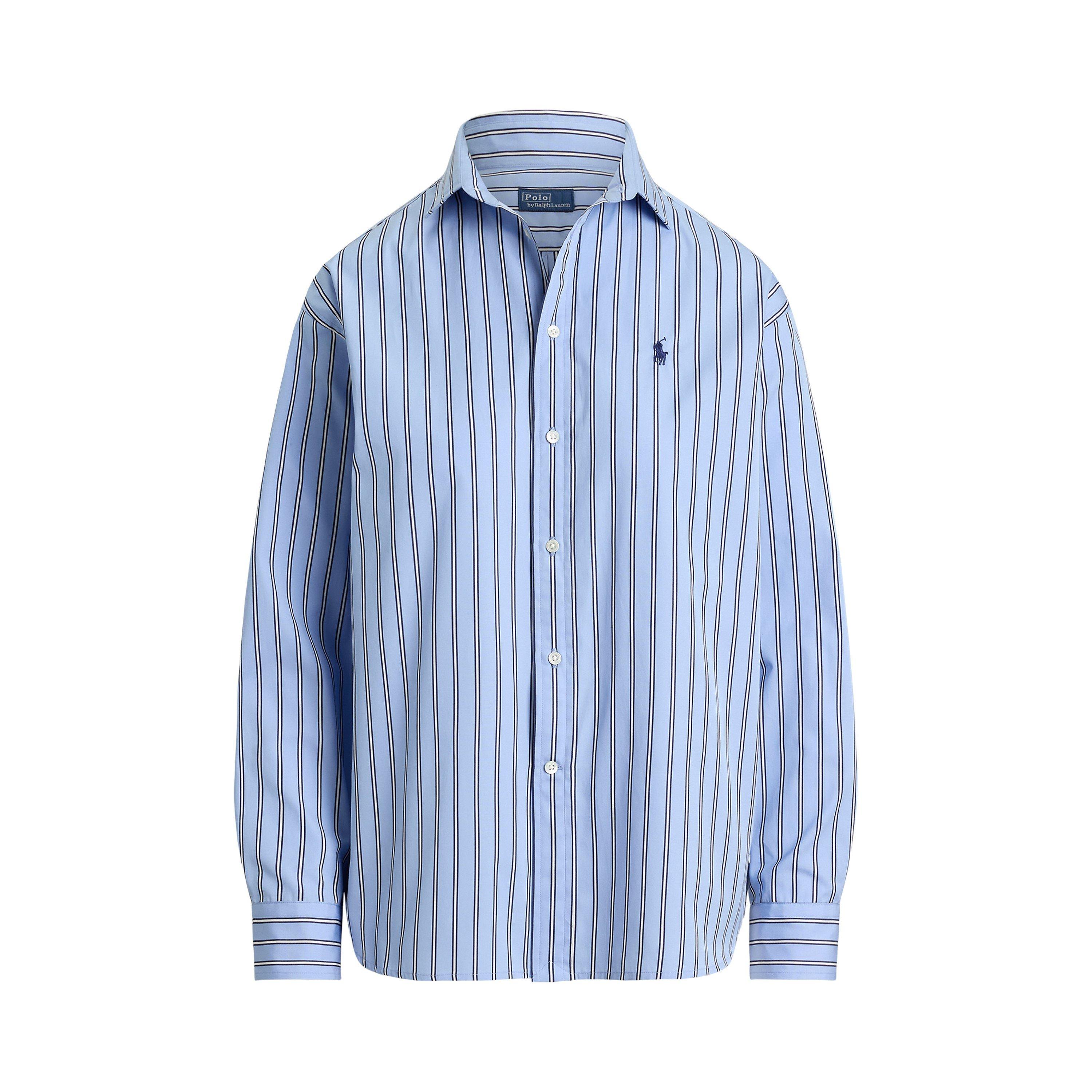 Stripe Long Sleeve Oxford Shirt